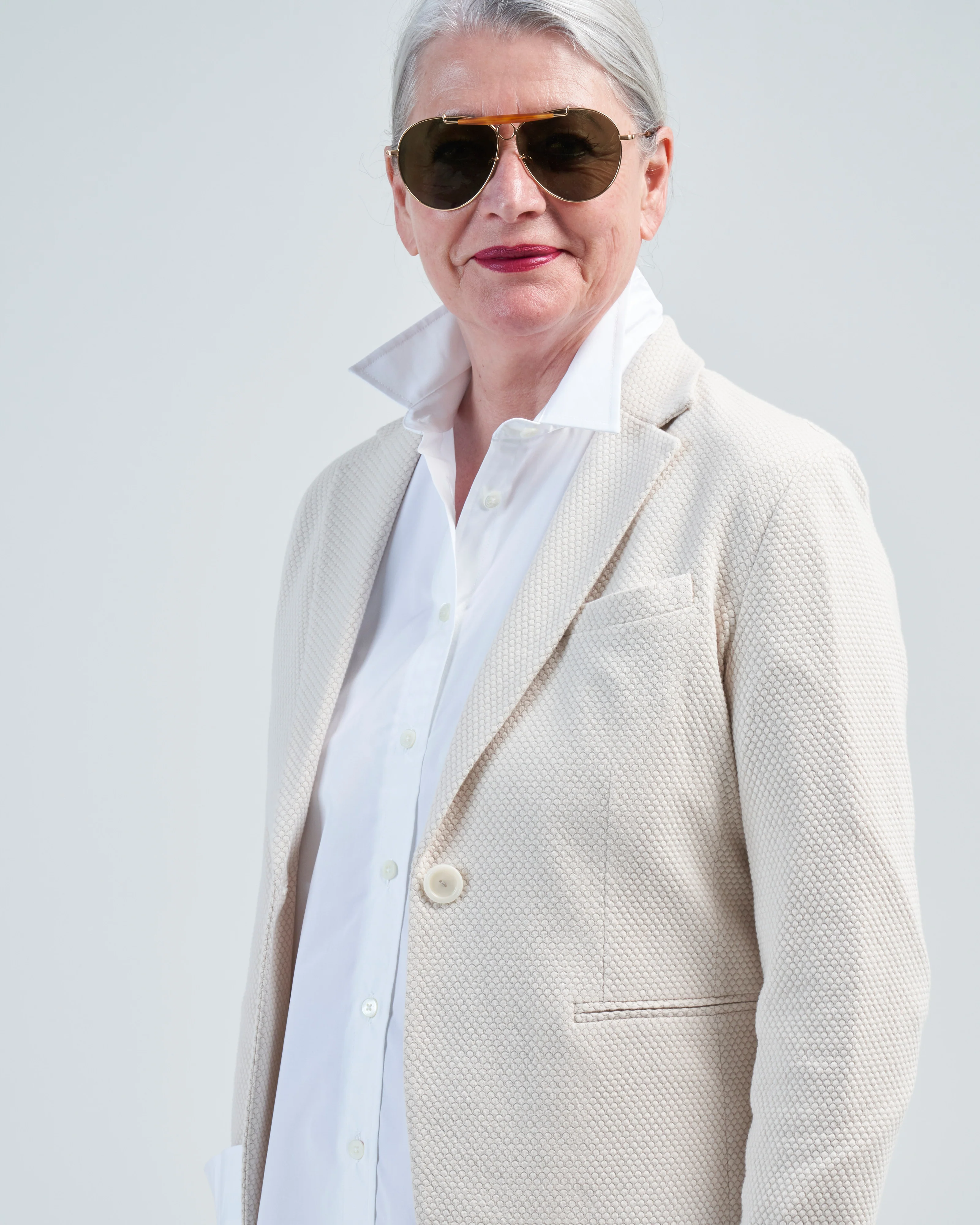 honeycomb slim long jacket - Image 5