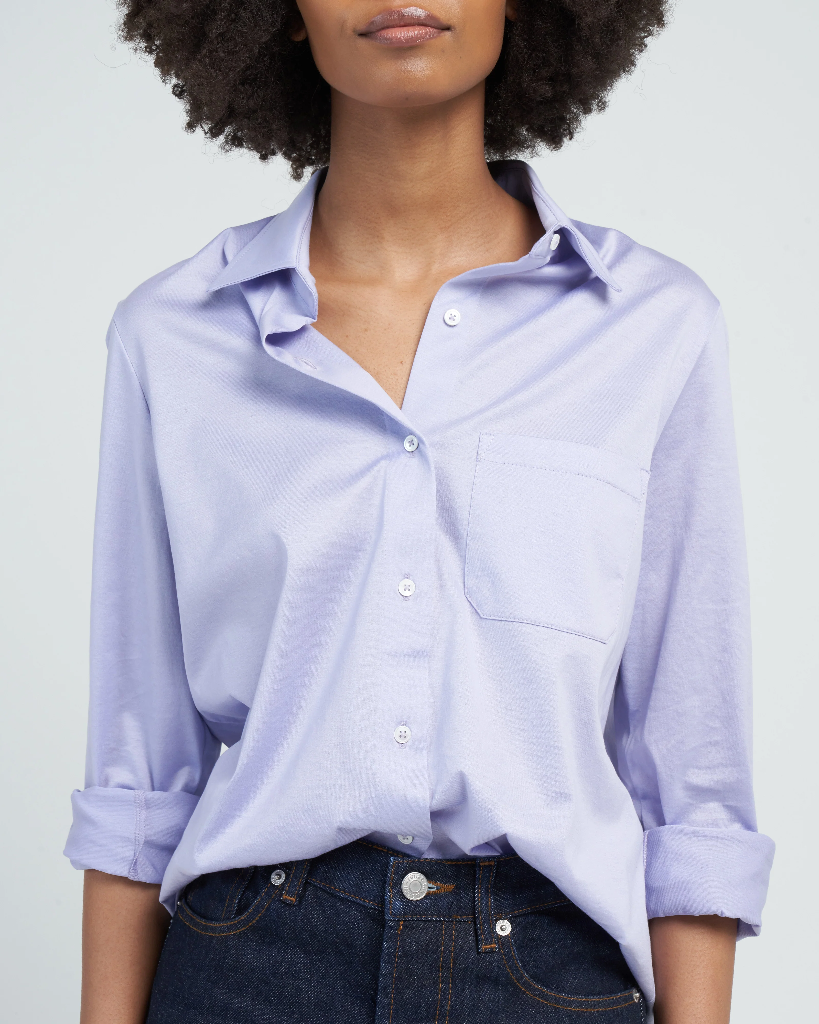 jersey blouse - lavanda - Image 5