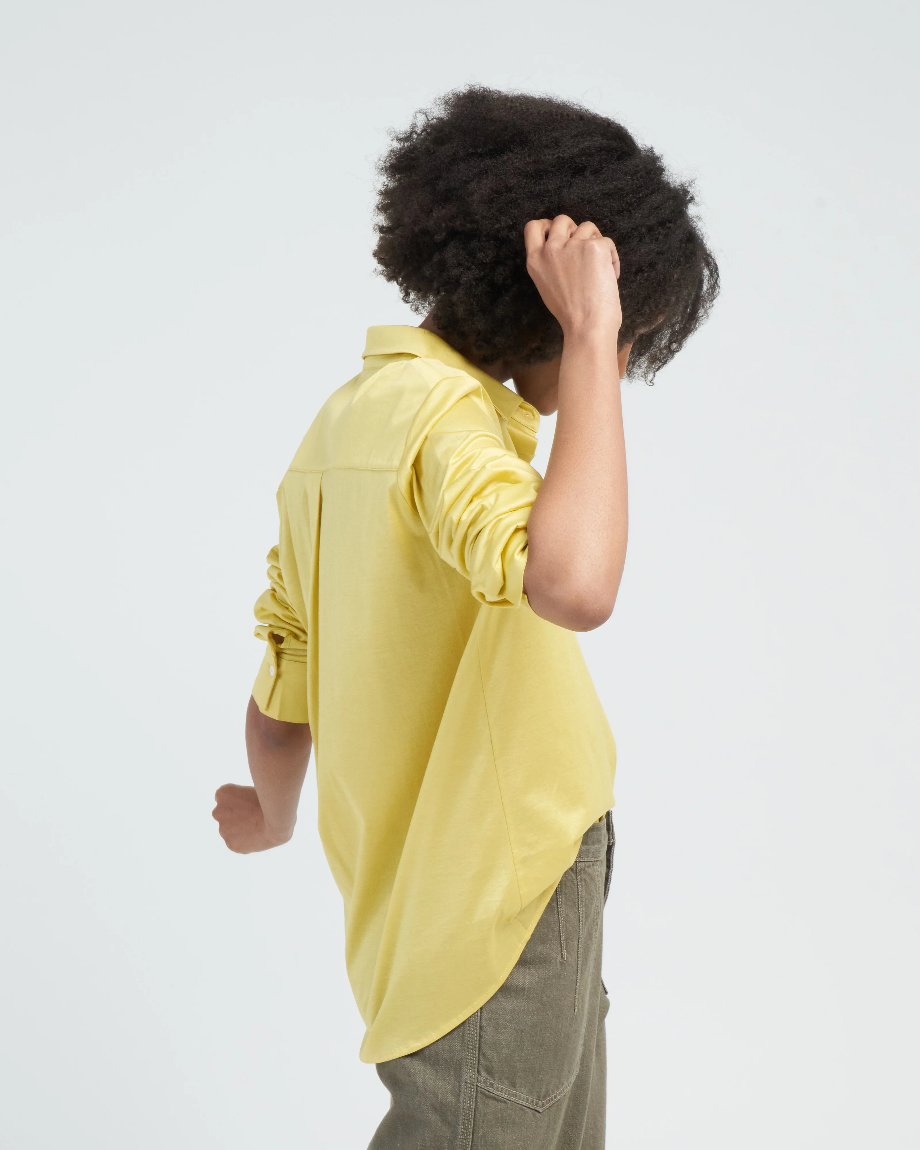 jersey blouse - lemon - Image 3