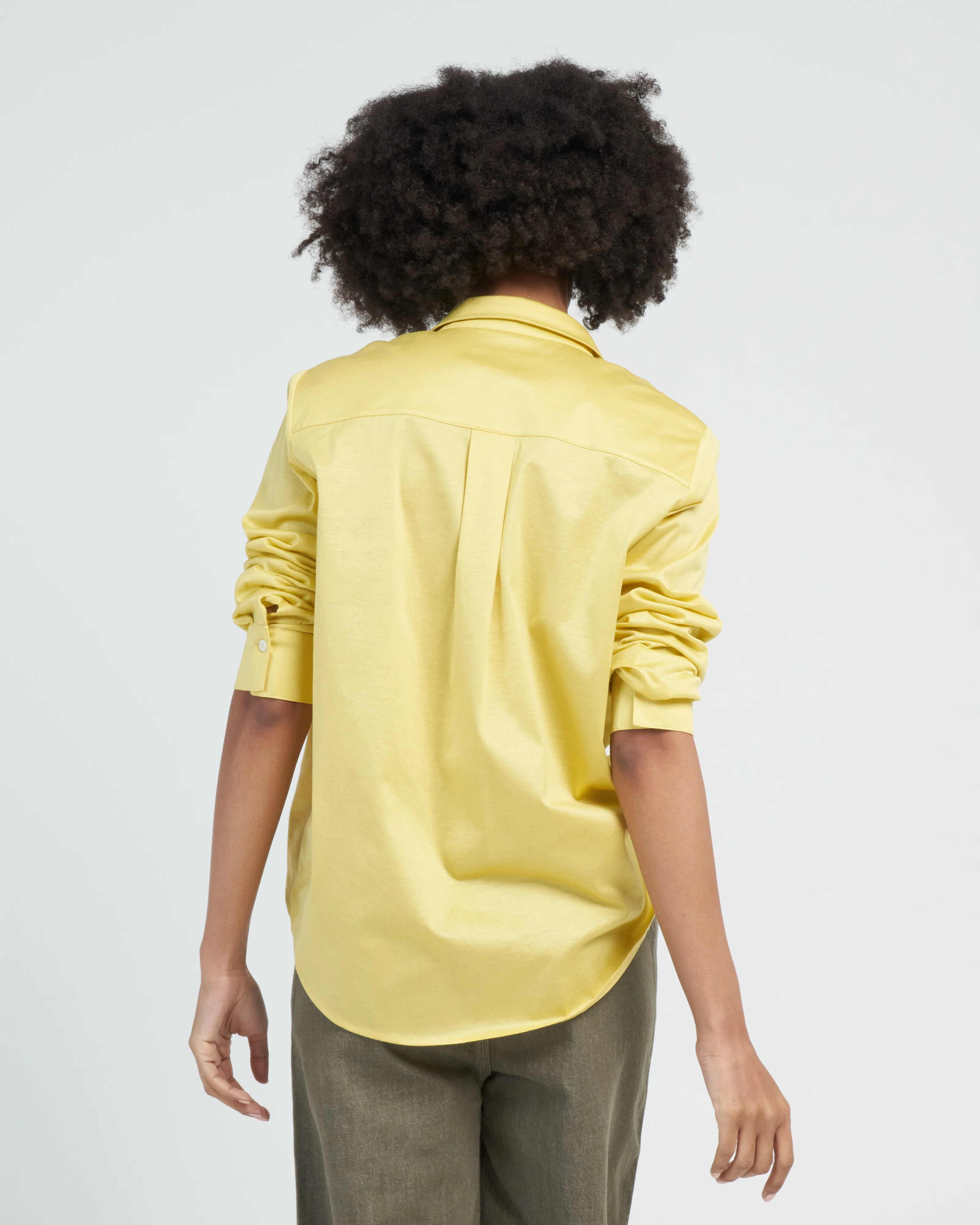 jersey blouse - lemon - Image 4