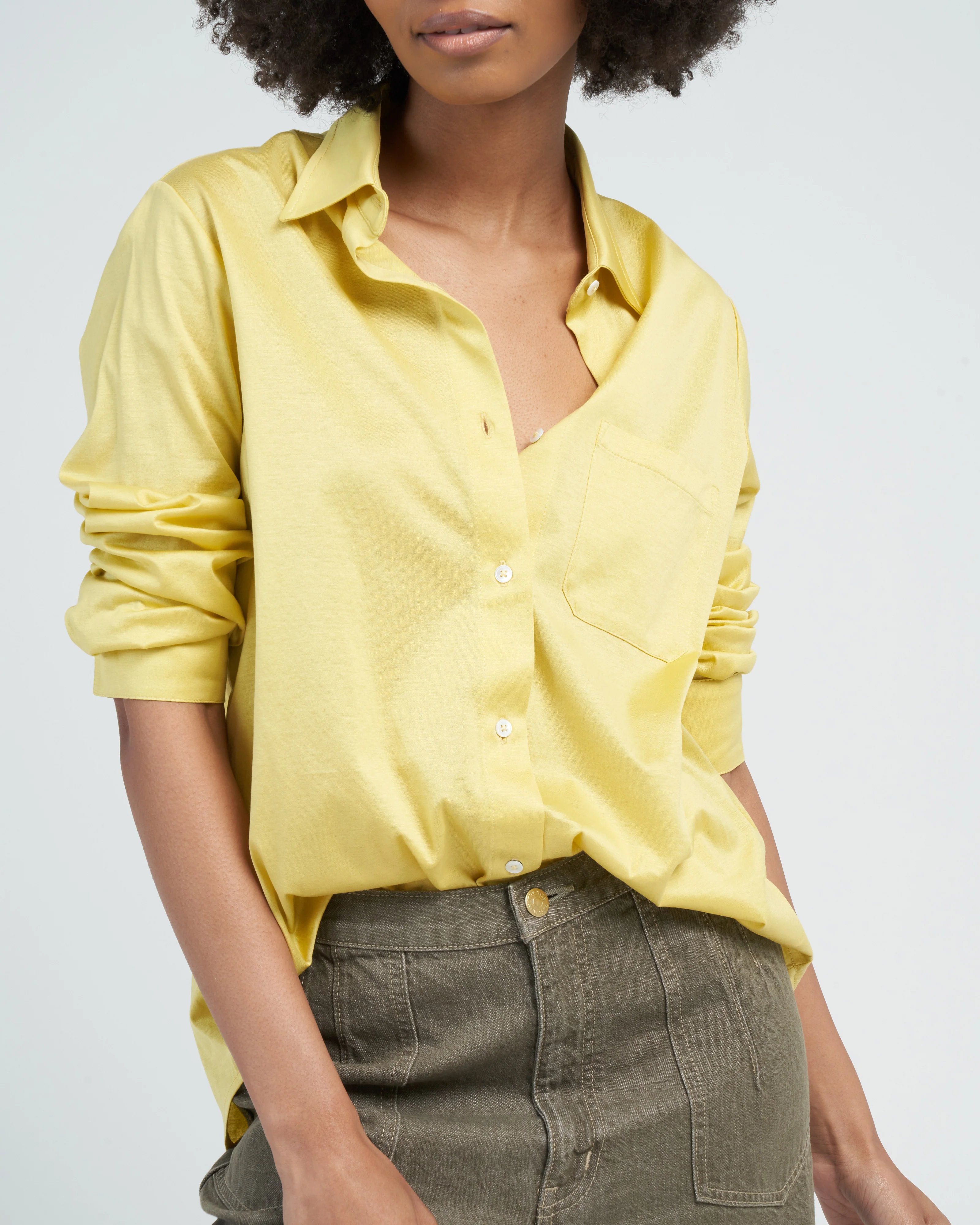 jersey blouse - lemon - Image 5