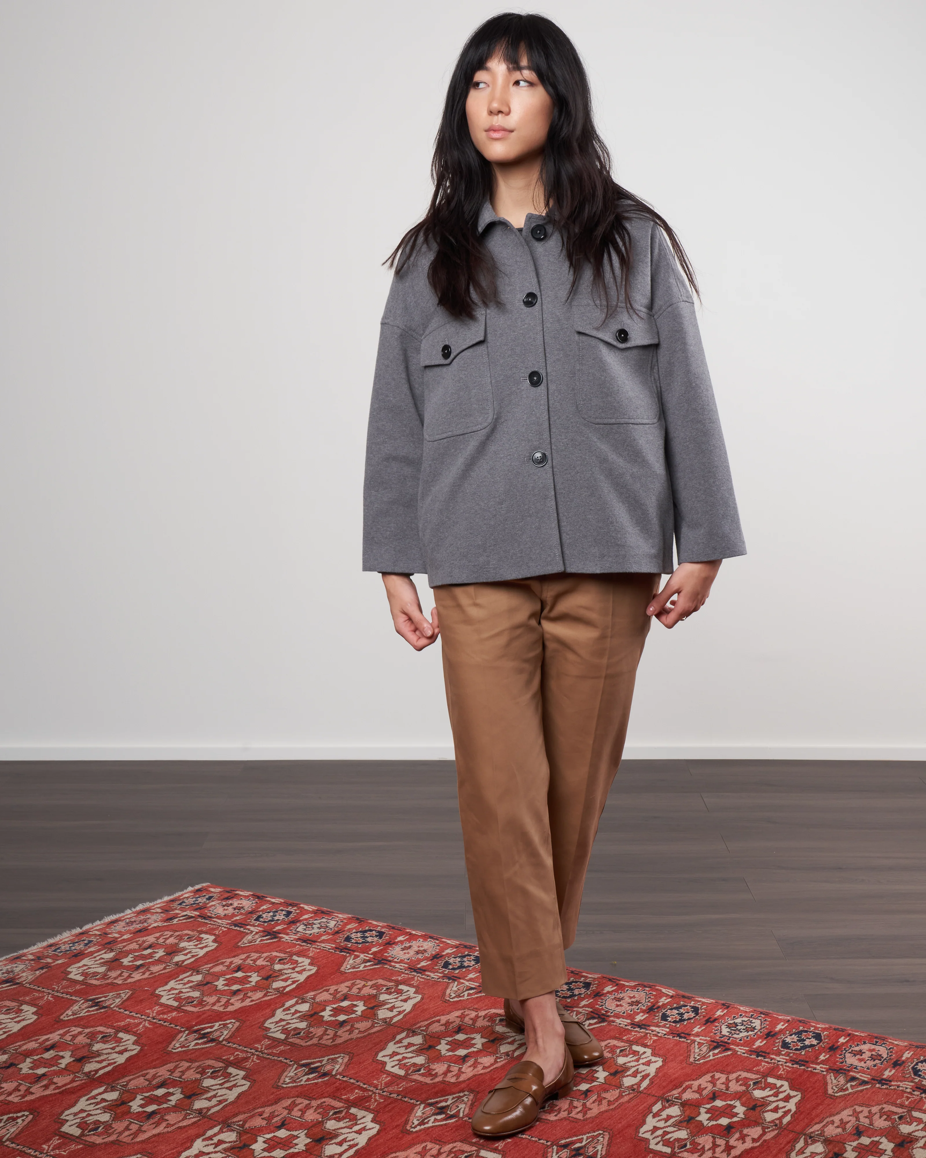 patch pocket gaban - grigio melange - Image 2