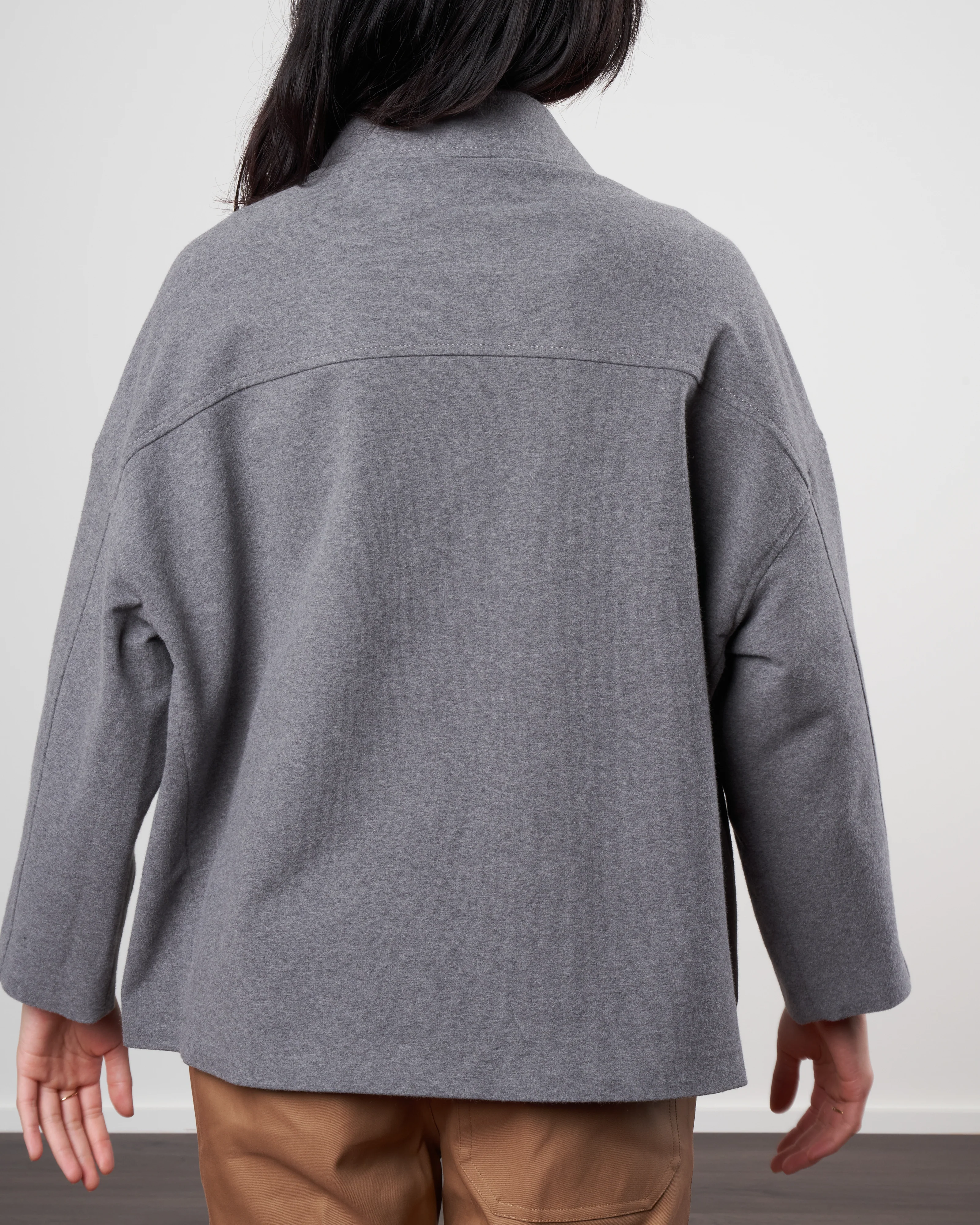 patch pocket gaban - grigio melange - Image 4