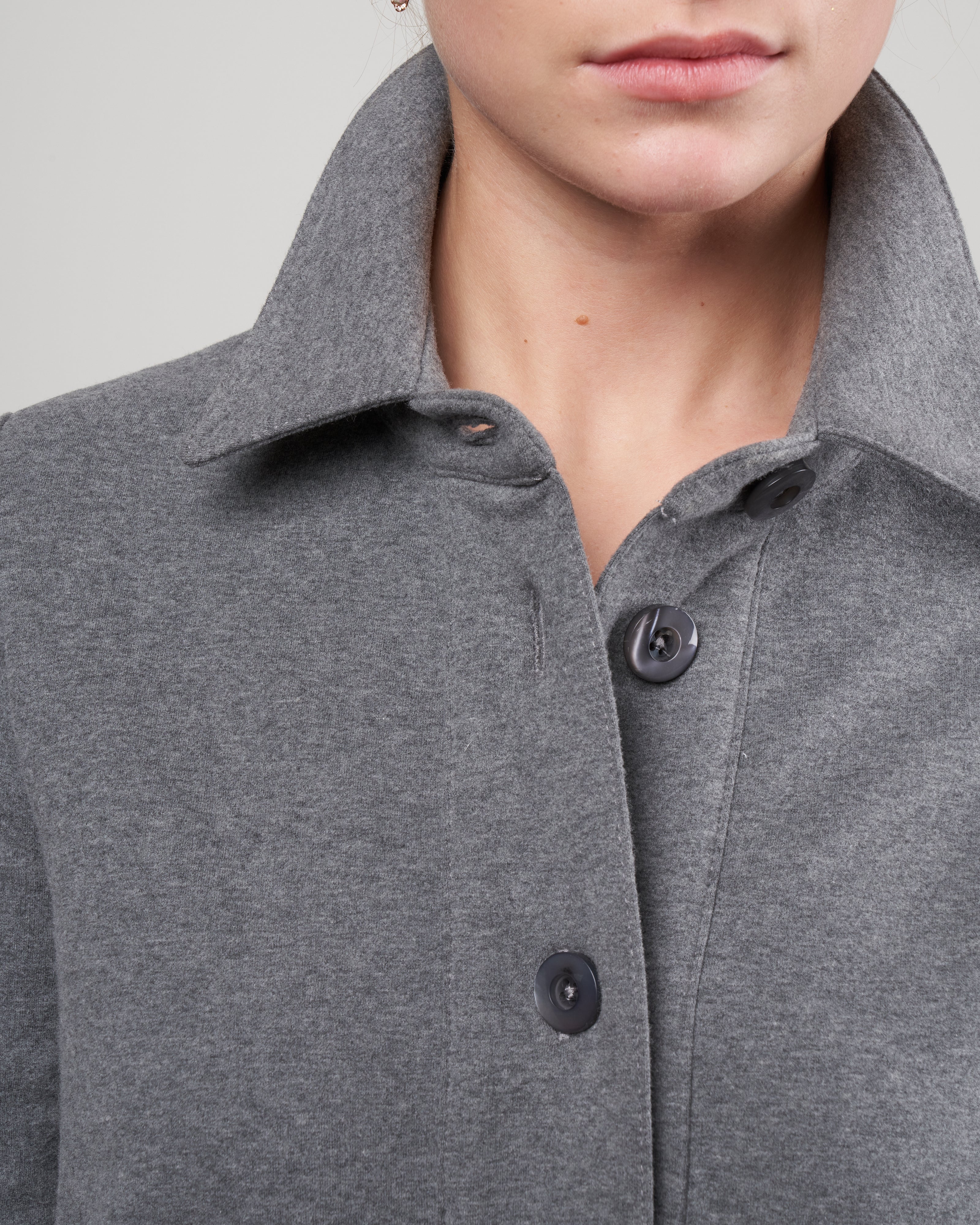 polo dress - grigio melange - Image 4