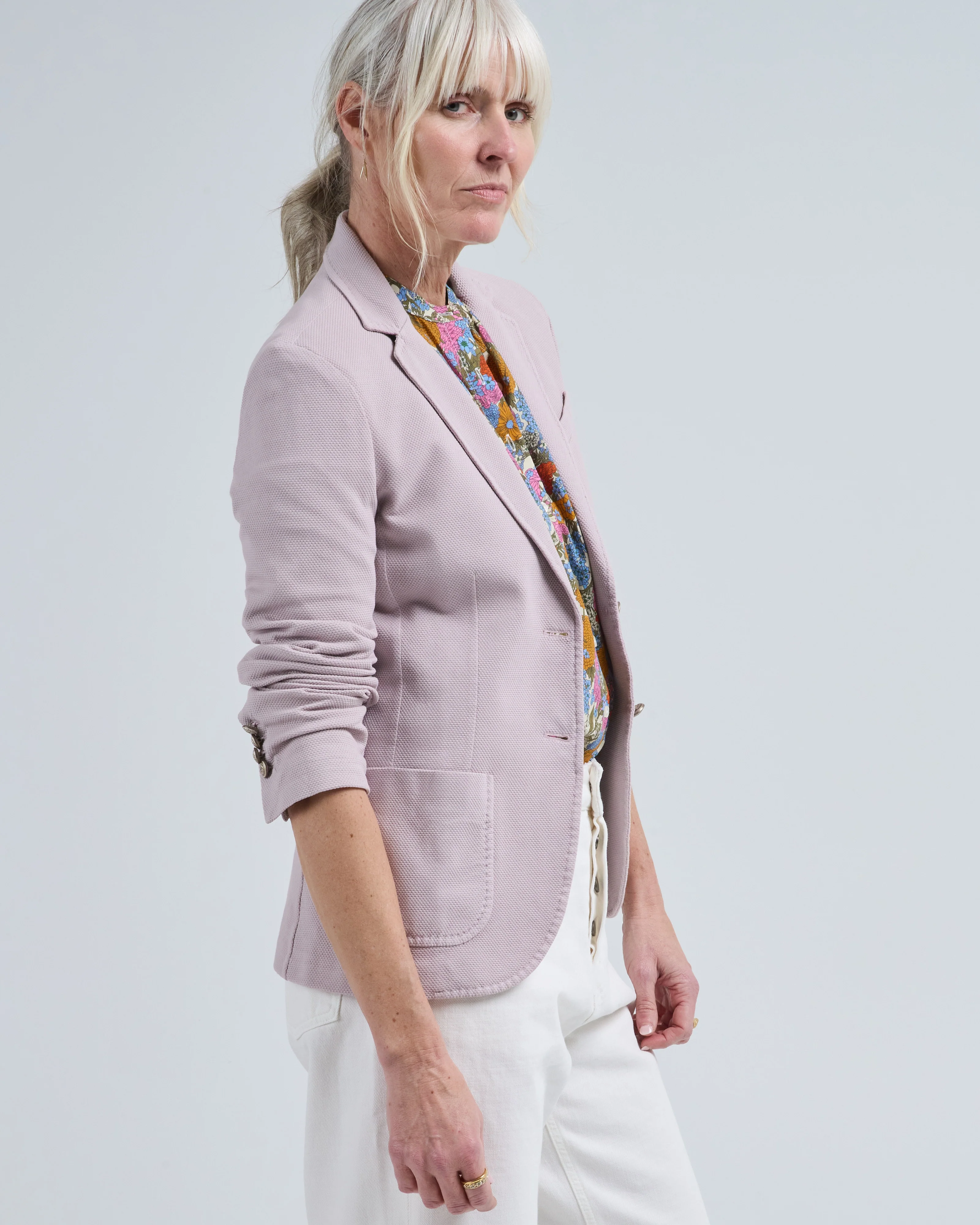 slim fit oxford jacket - Image 4