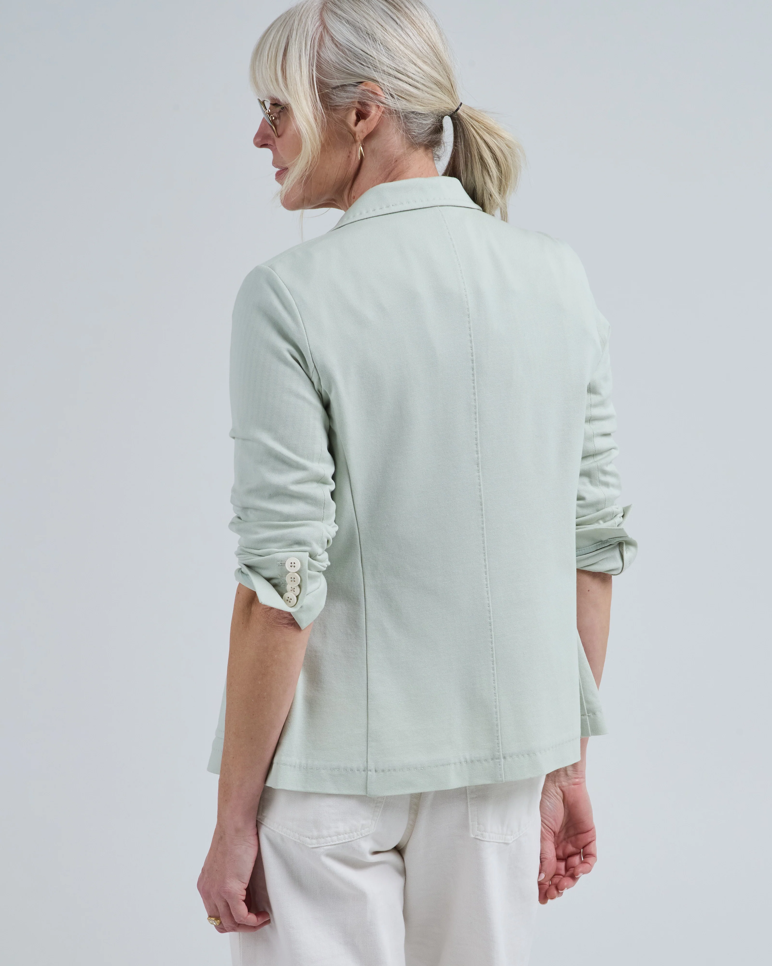 slim fit premium piquet jacket - Image 3