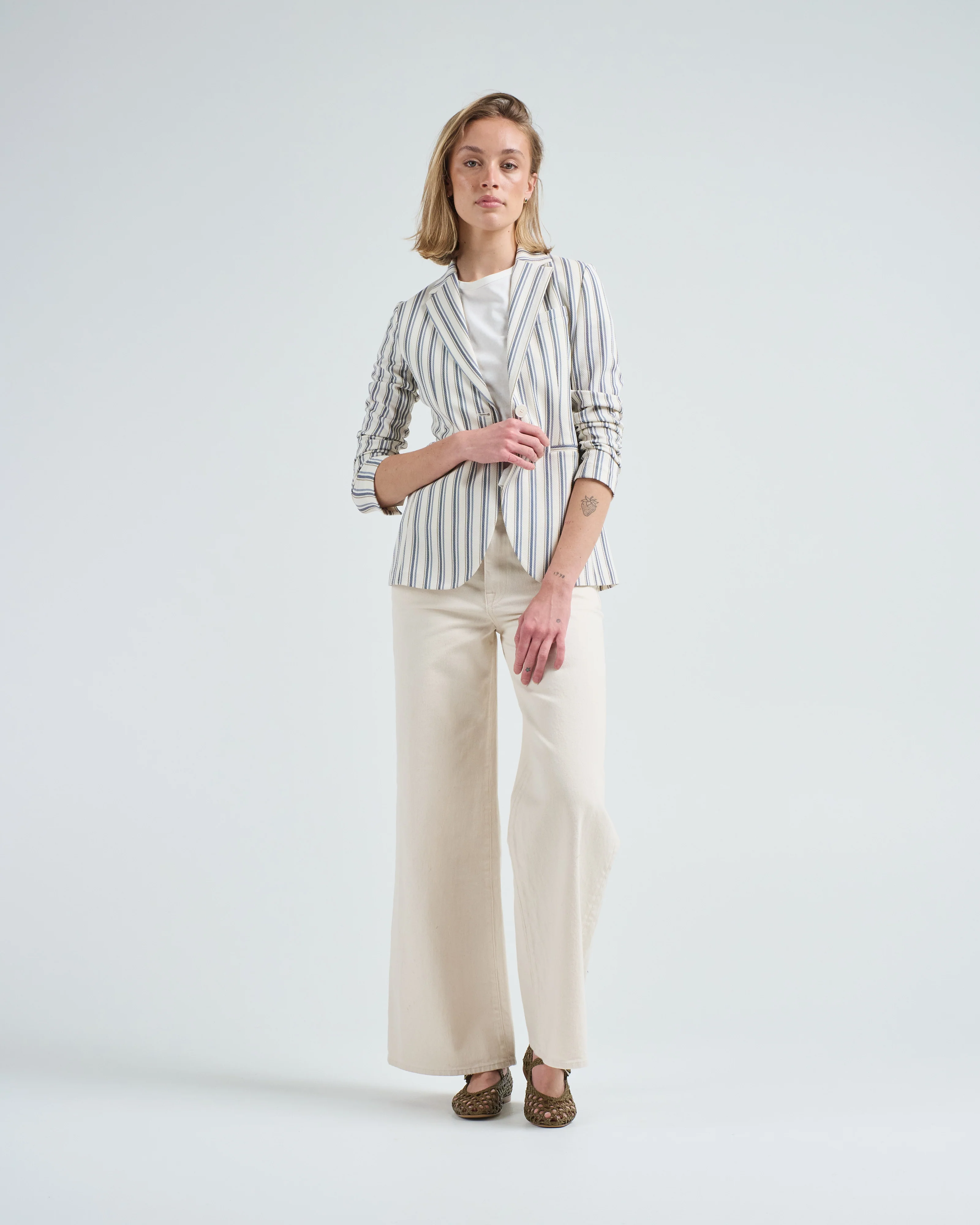 slim long blazer - Image 2