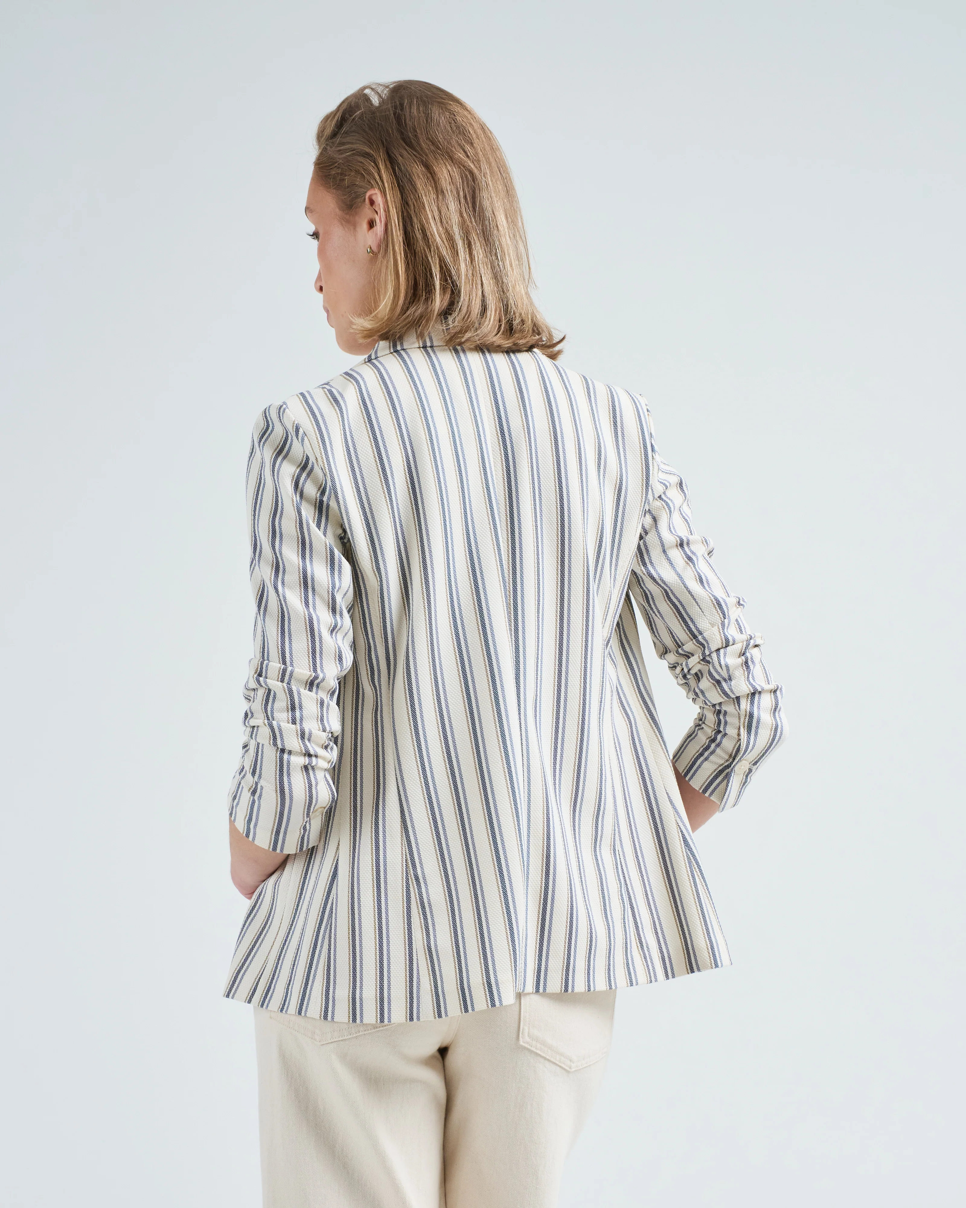slim long blazer - Image 4