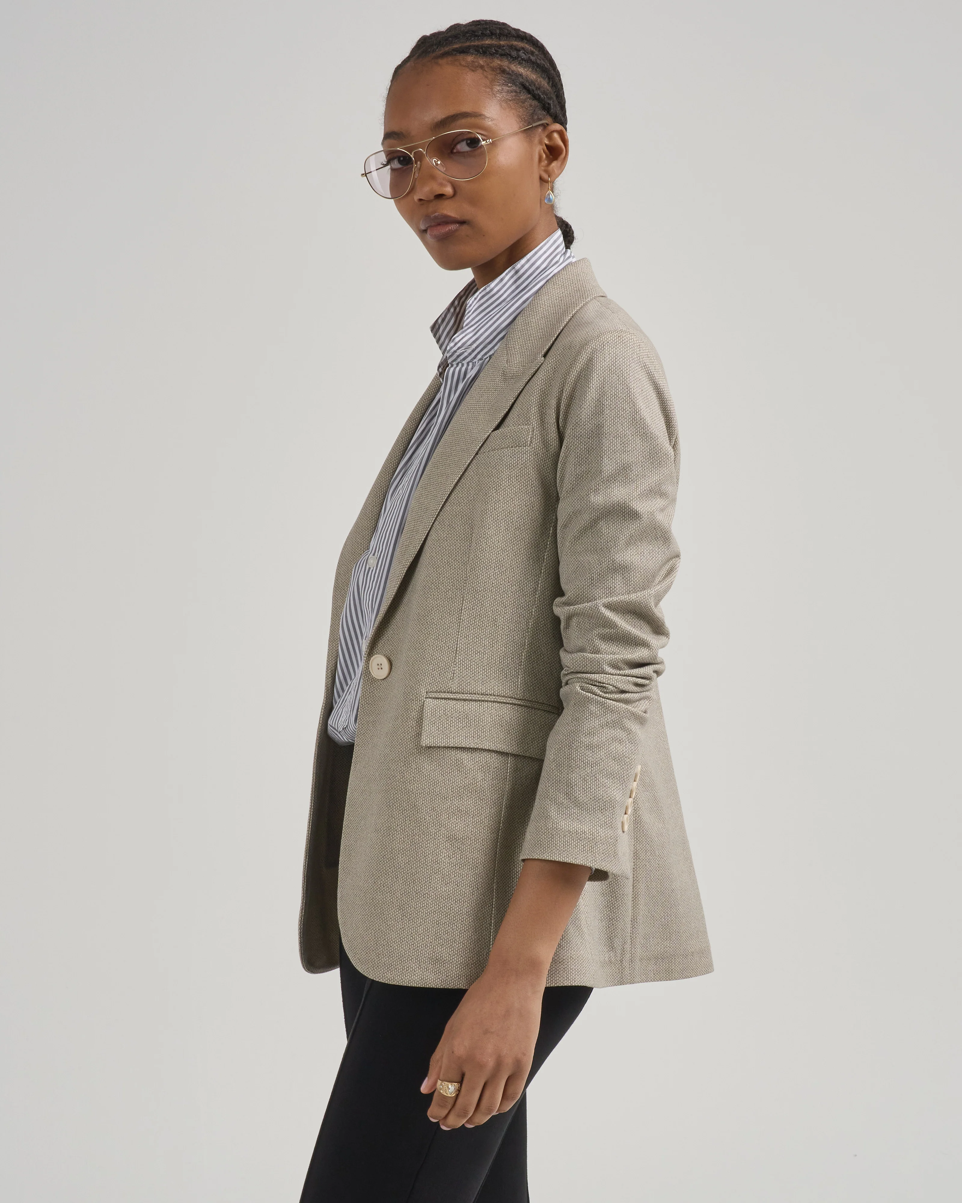 slim long jacket - Image 3