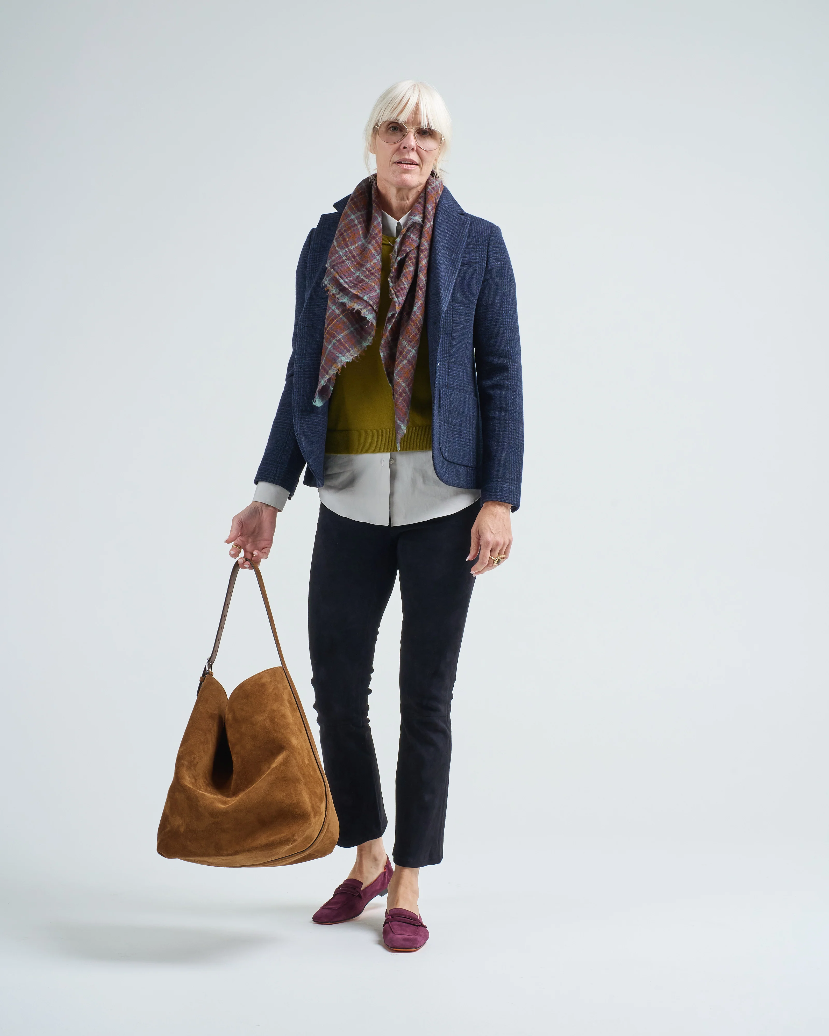 slim short prince of wales jacket - Image 2
