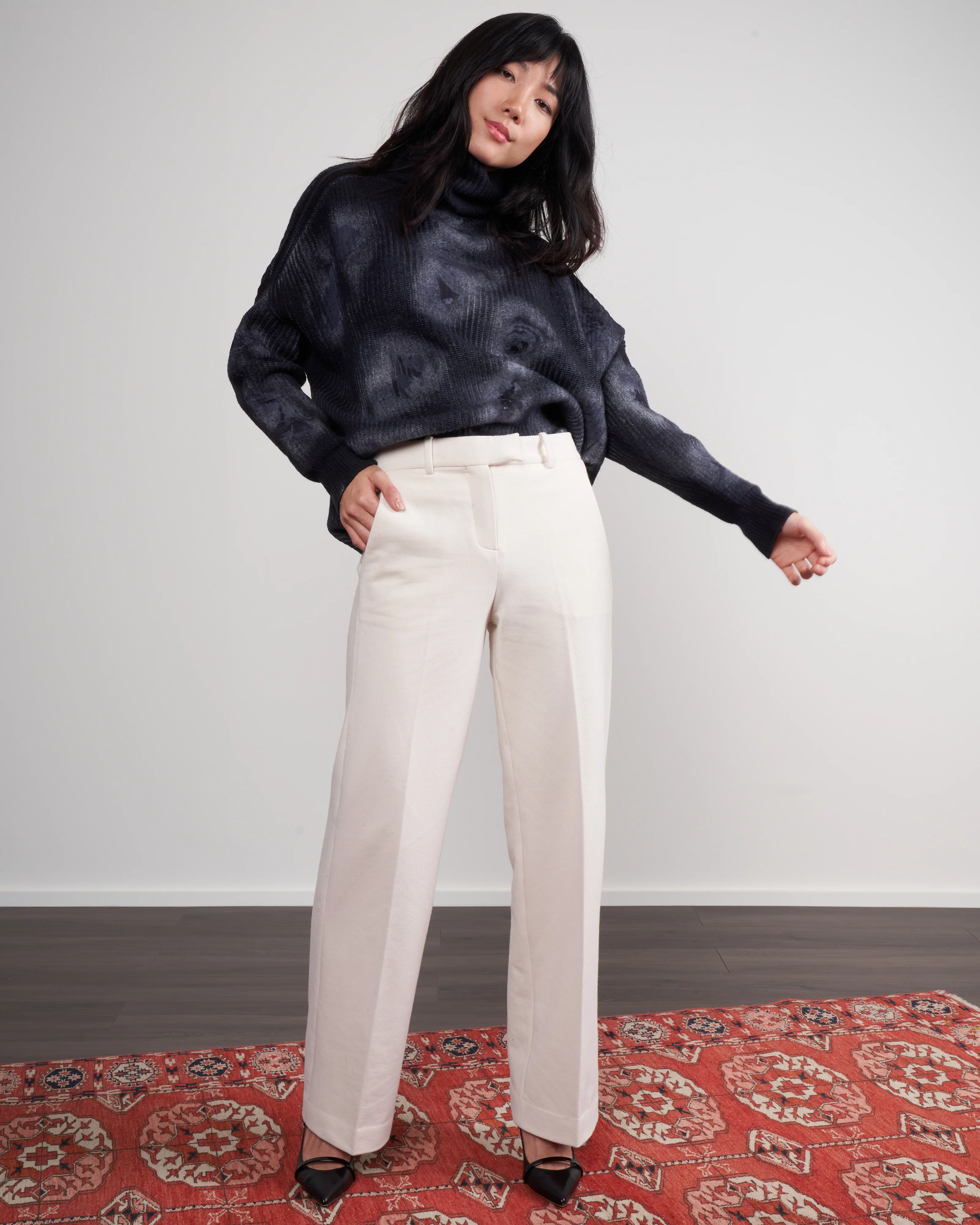 straight pant - off white - Image 2