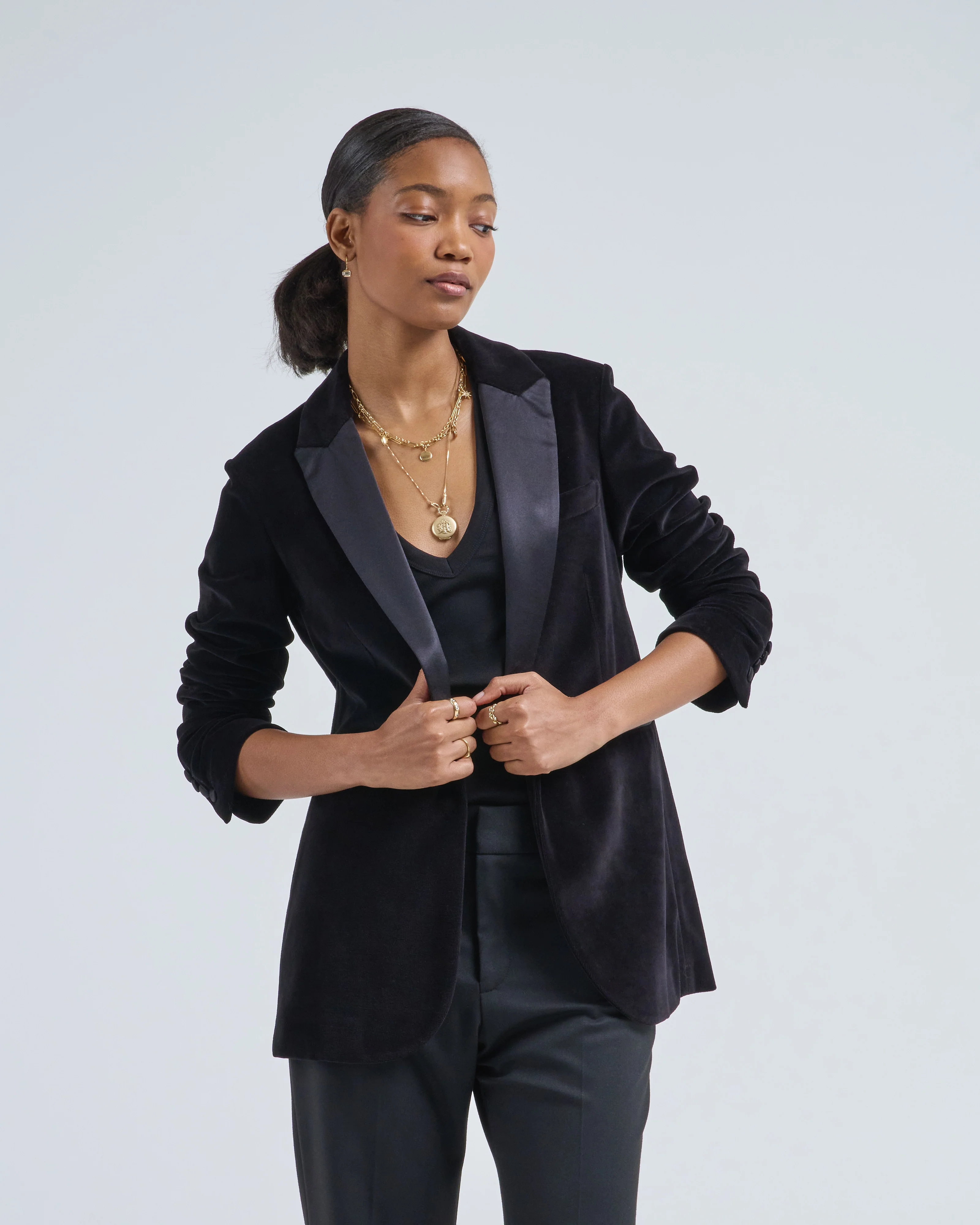 velour blazer - Image 2