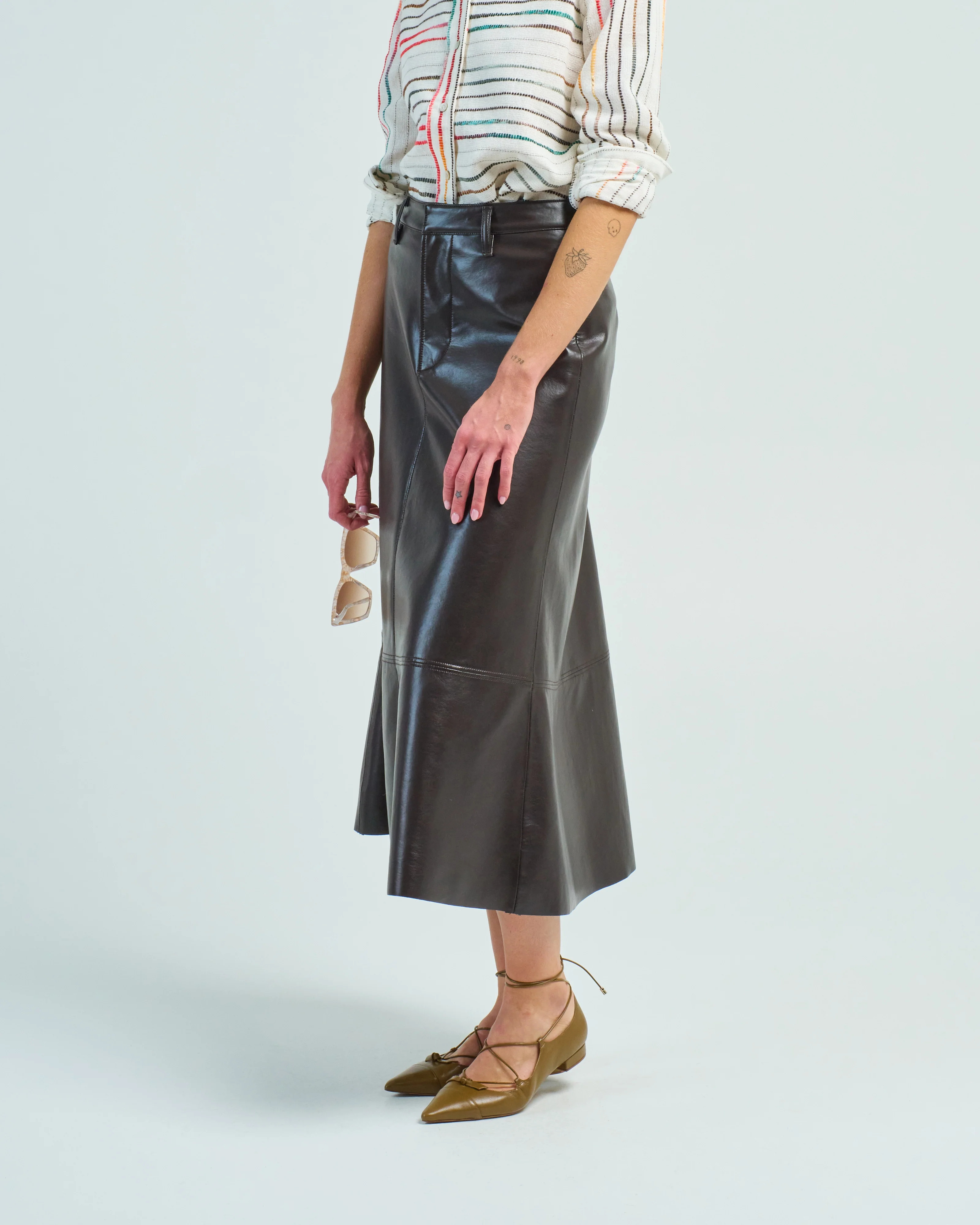 cassia leather skirt - Image 3