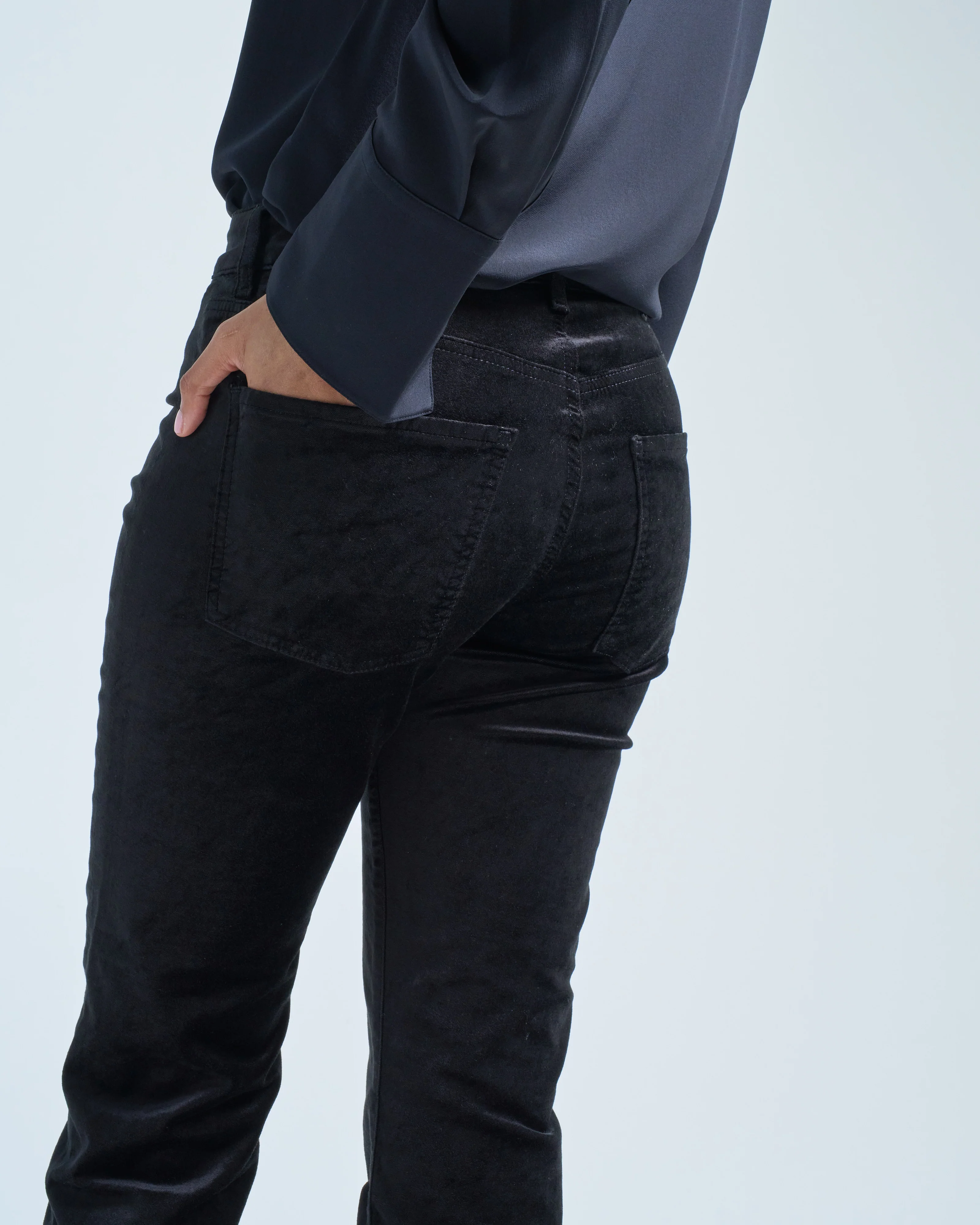 isola crop slim w/ welt pocket - Image 5
