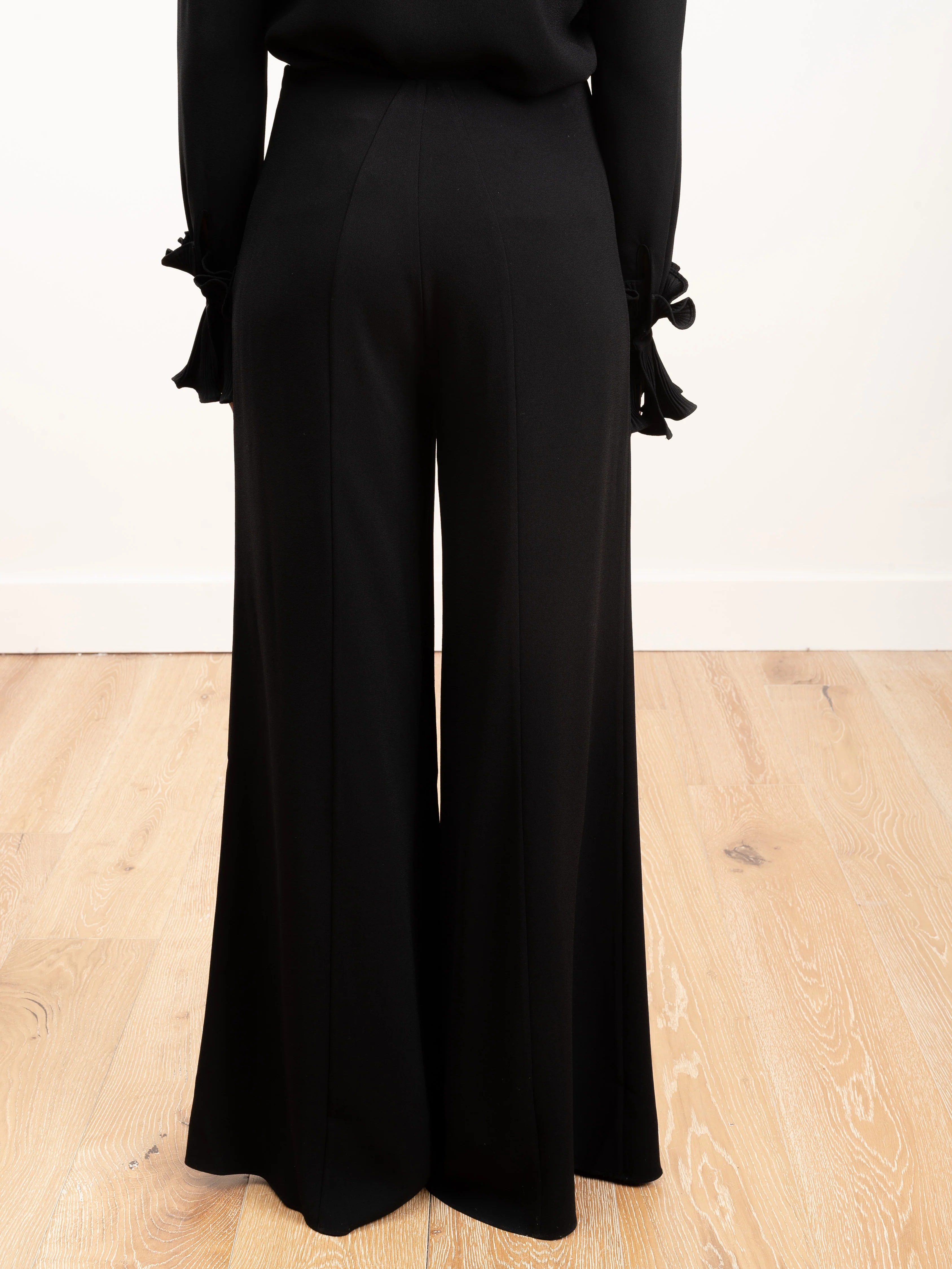 crepe pant - black - Image 4