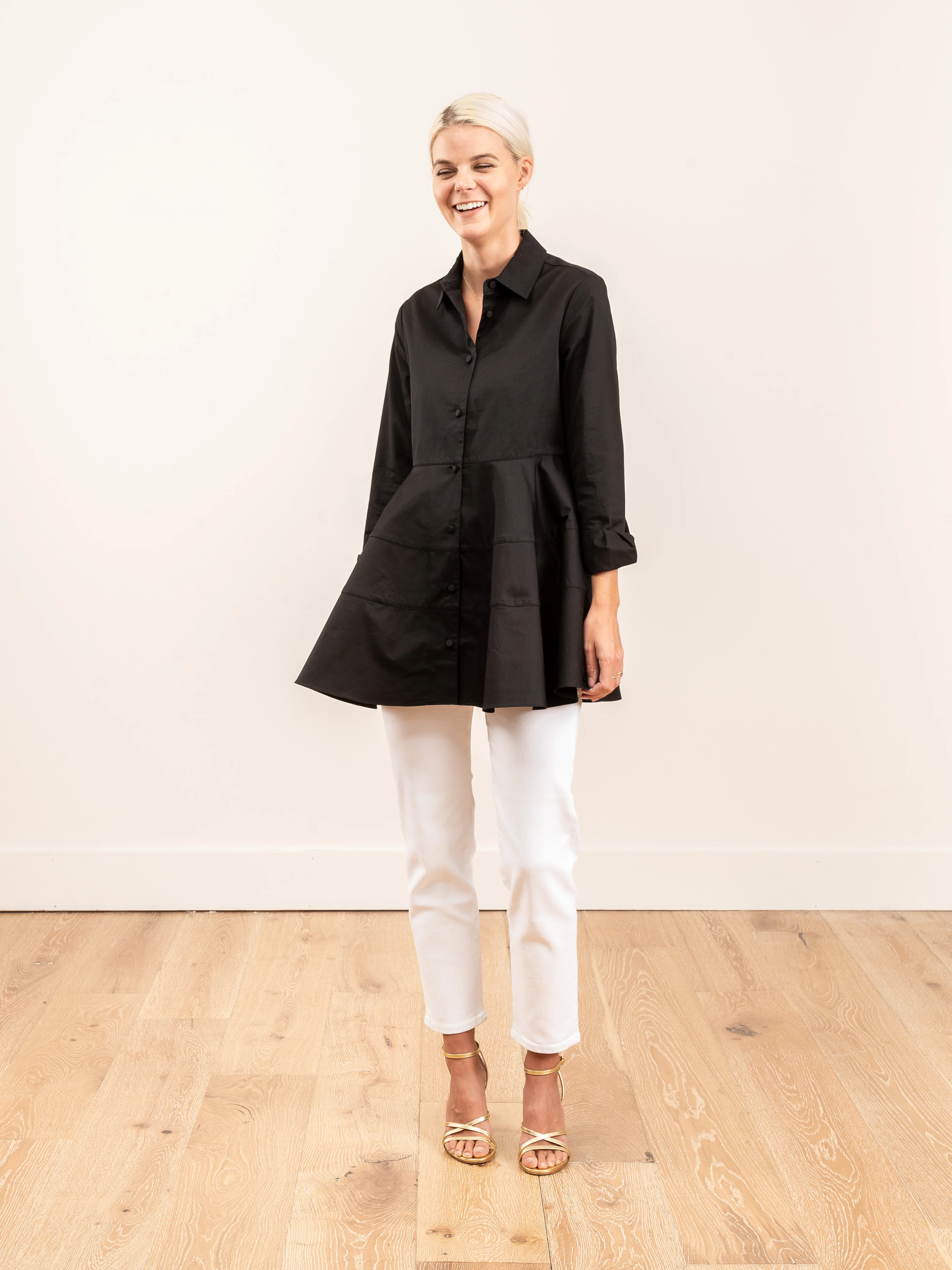 long sleeve shirt - black