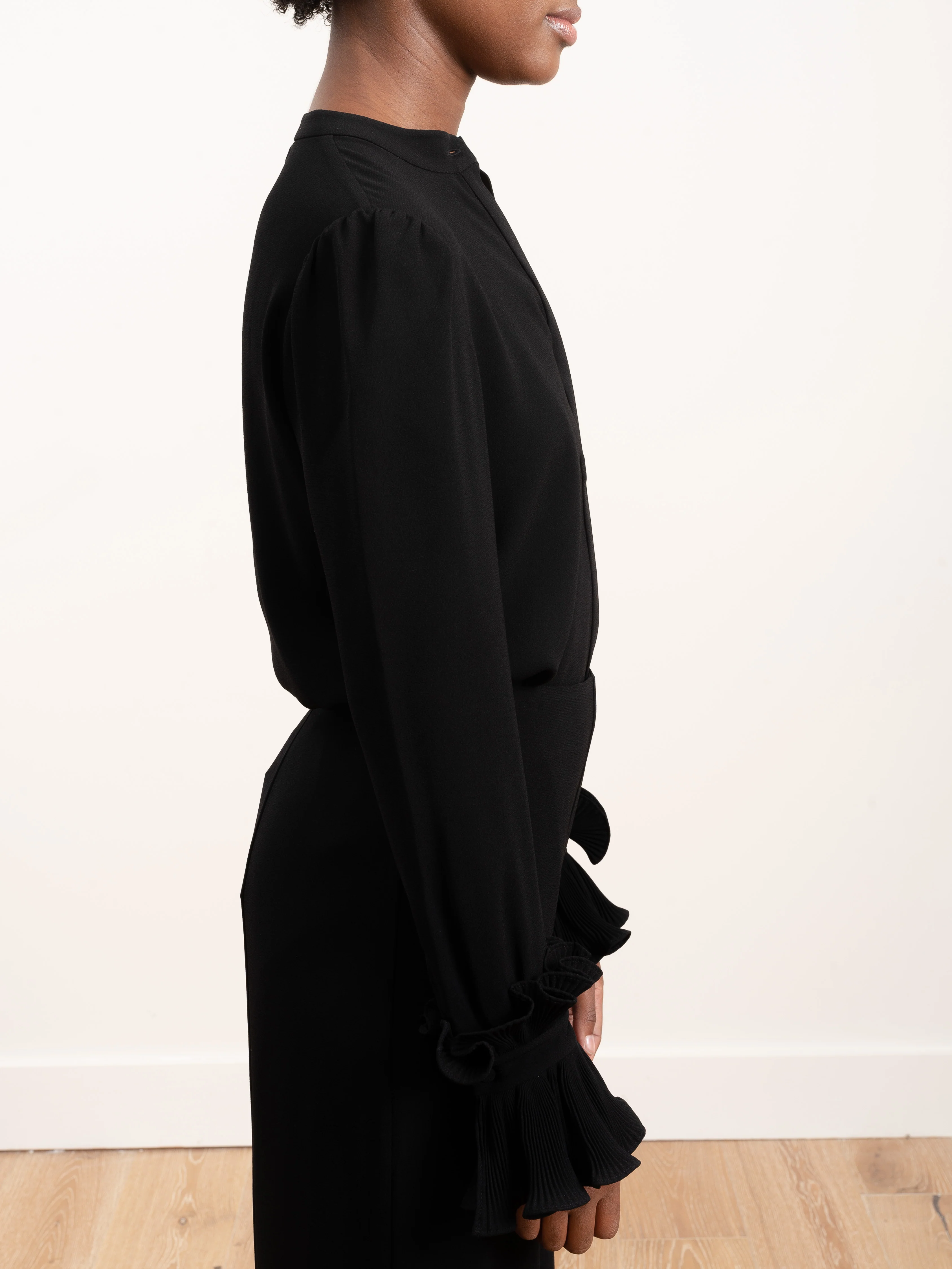 pleated sleeve blouse - Image 3