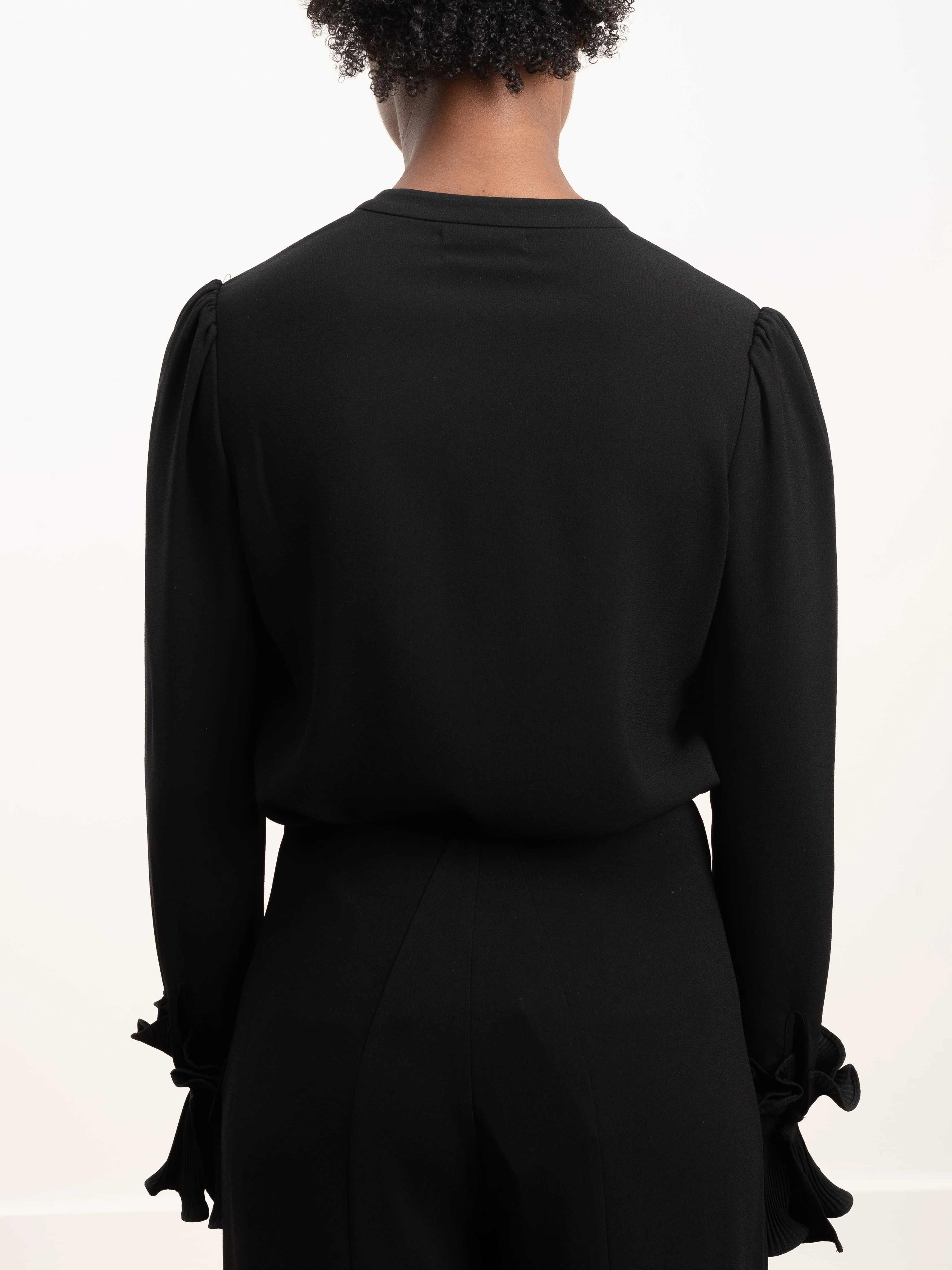 pleated sleeve blouse - Image 4