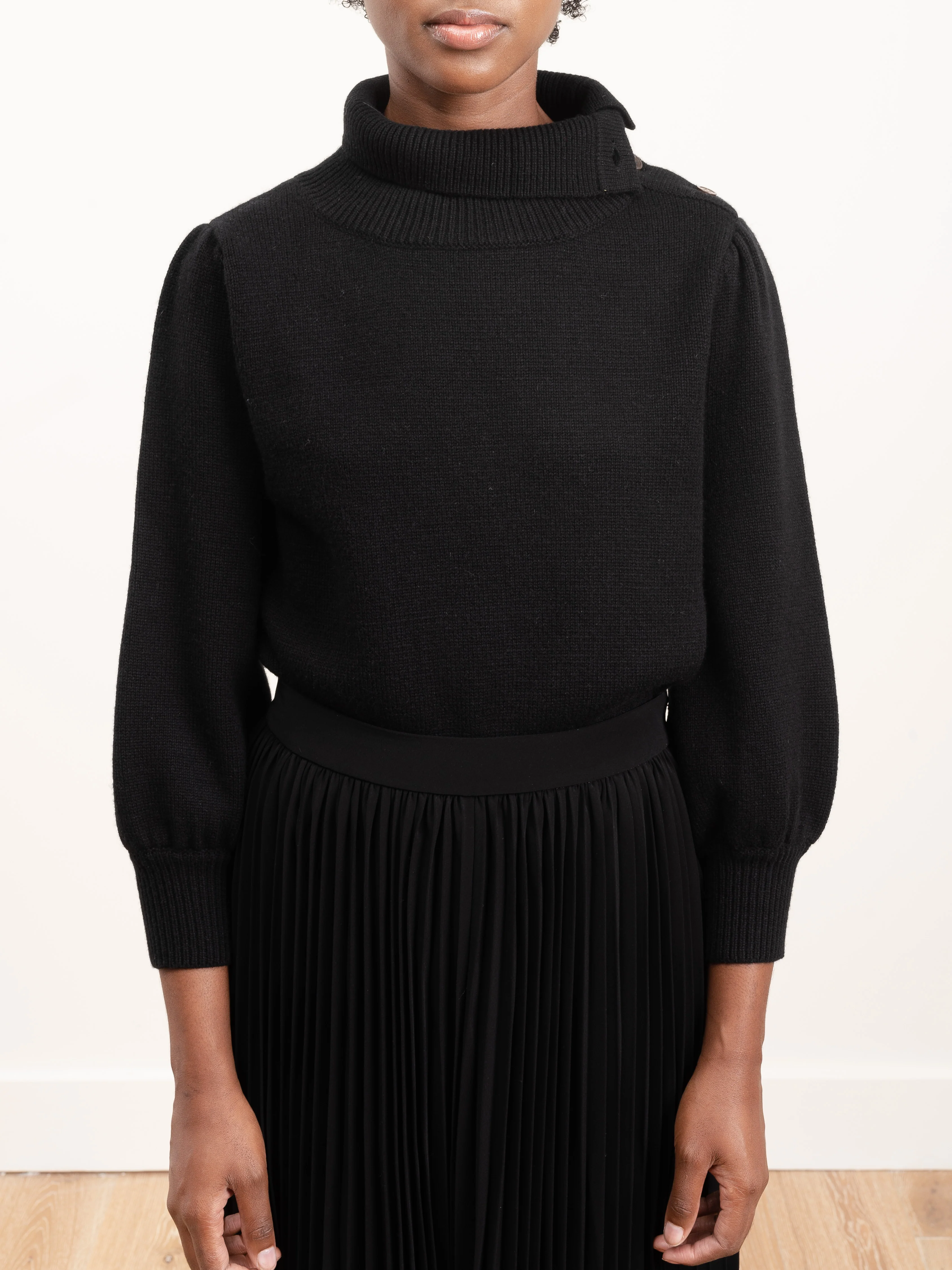 split neck sweater - Image 2