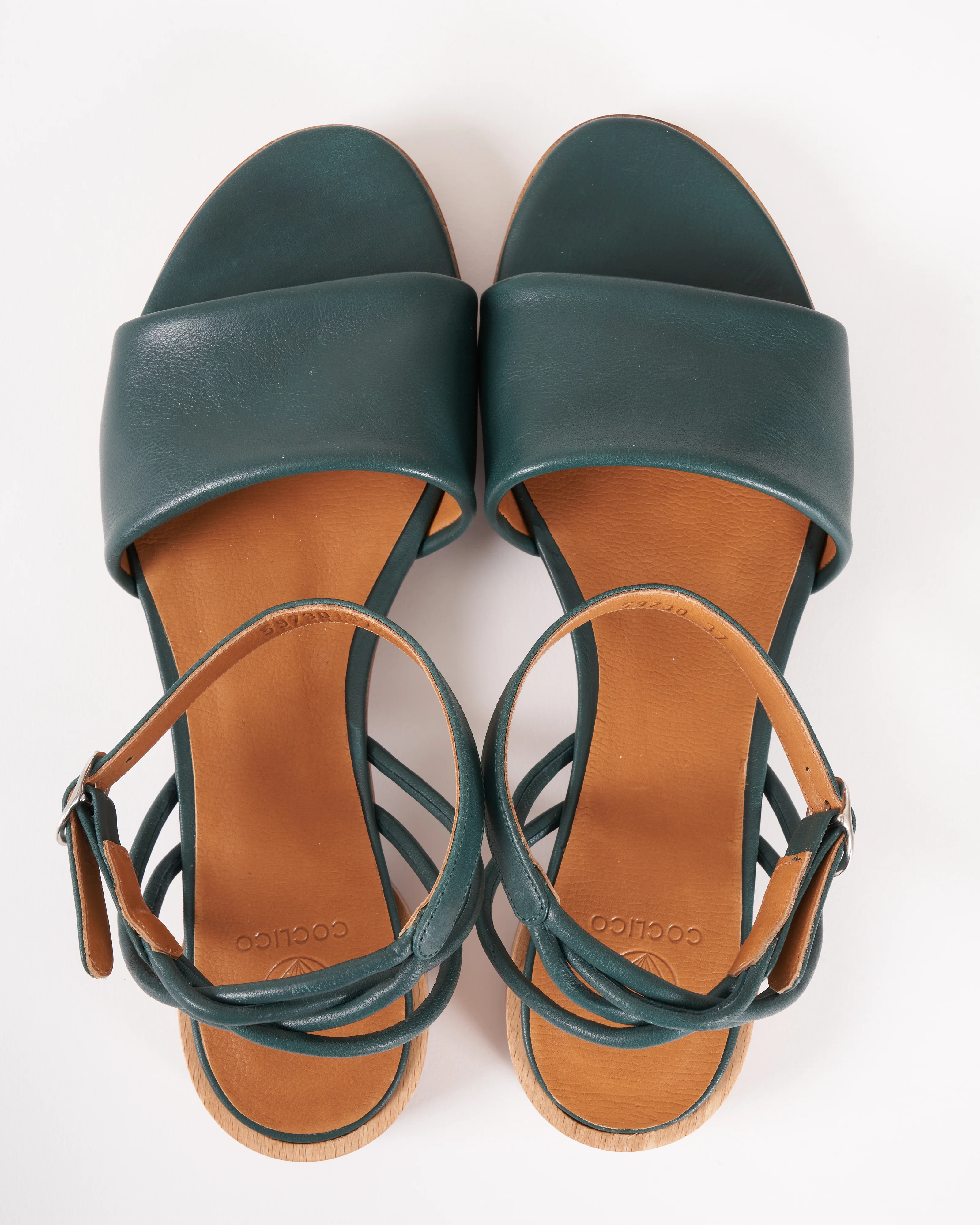 erren strappy flat sandal - savana riviera leather - Image 3
