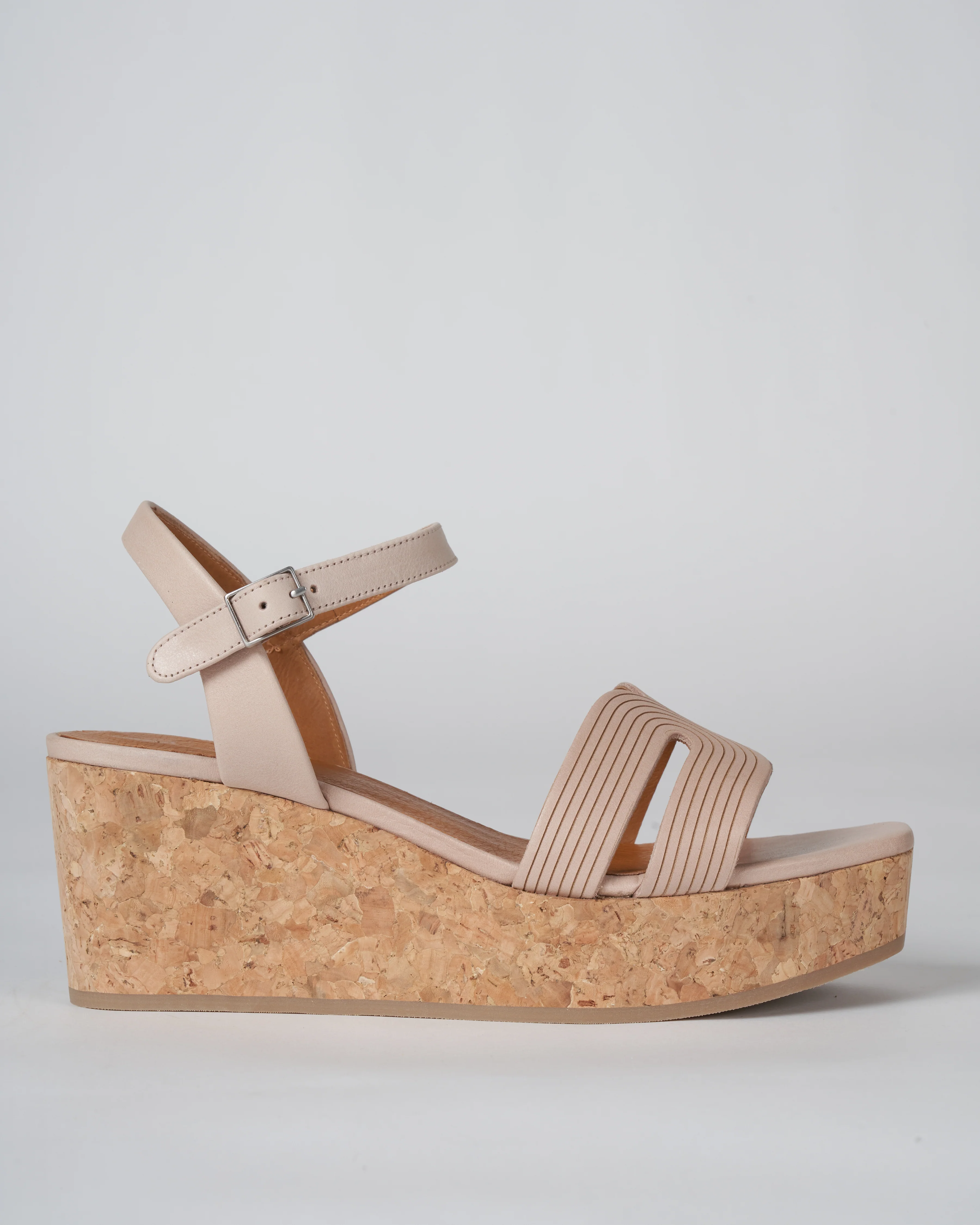 midwood wedge - talco bone - cork naturel - Image 3