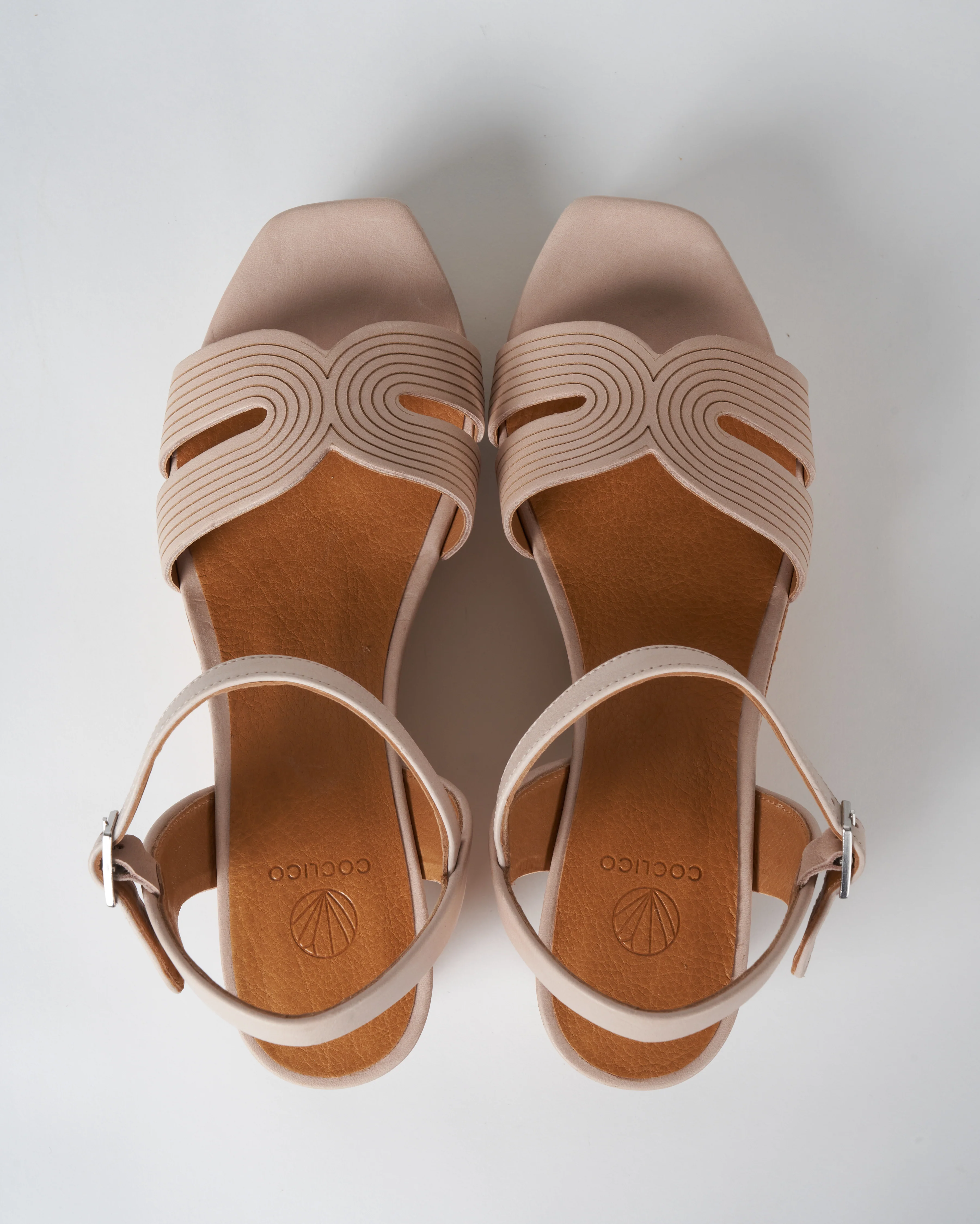 midwood wedge - talco bone - cork naturel - Image 4