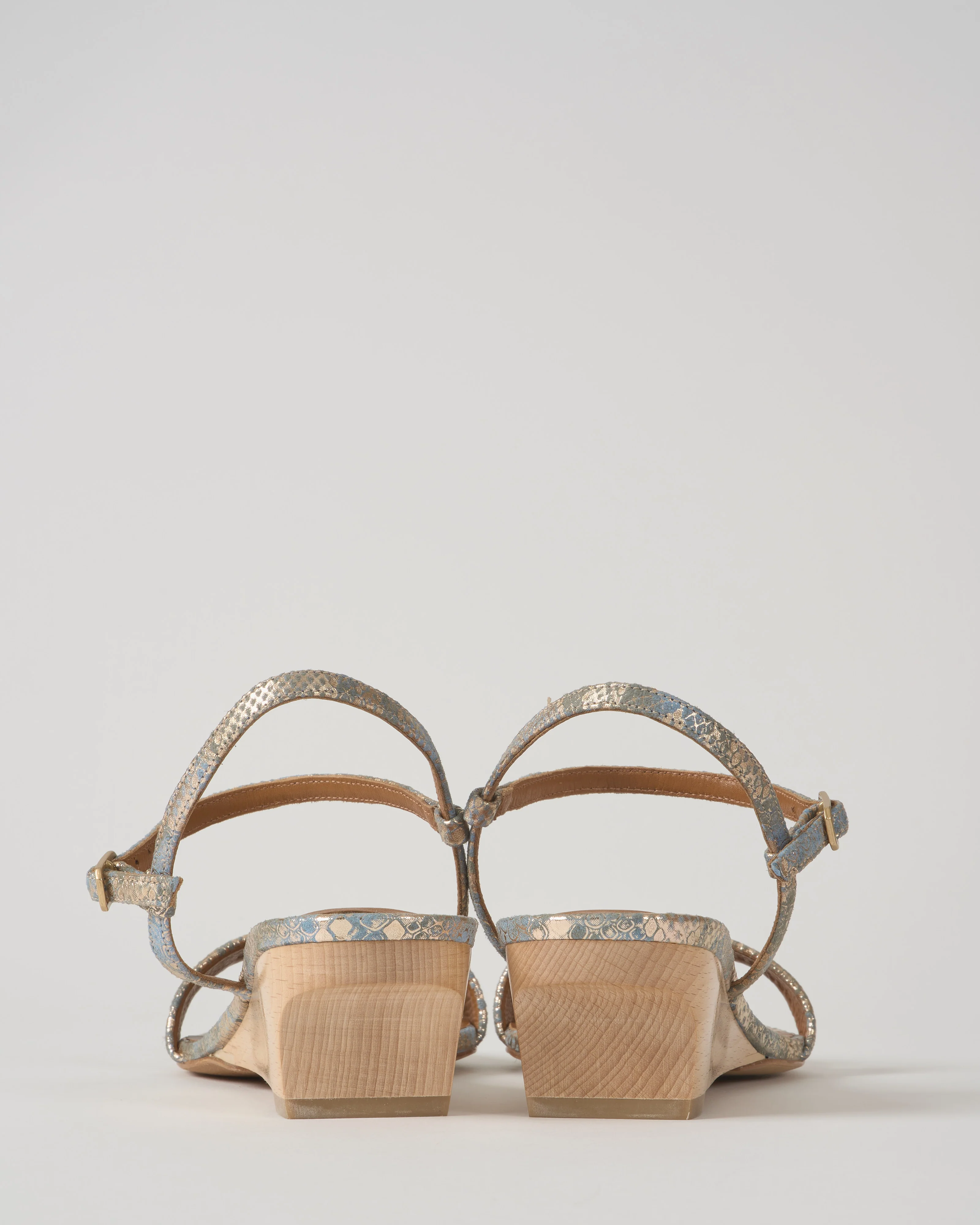 strappy sandal on low wedge - Image 3