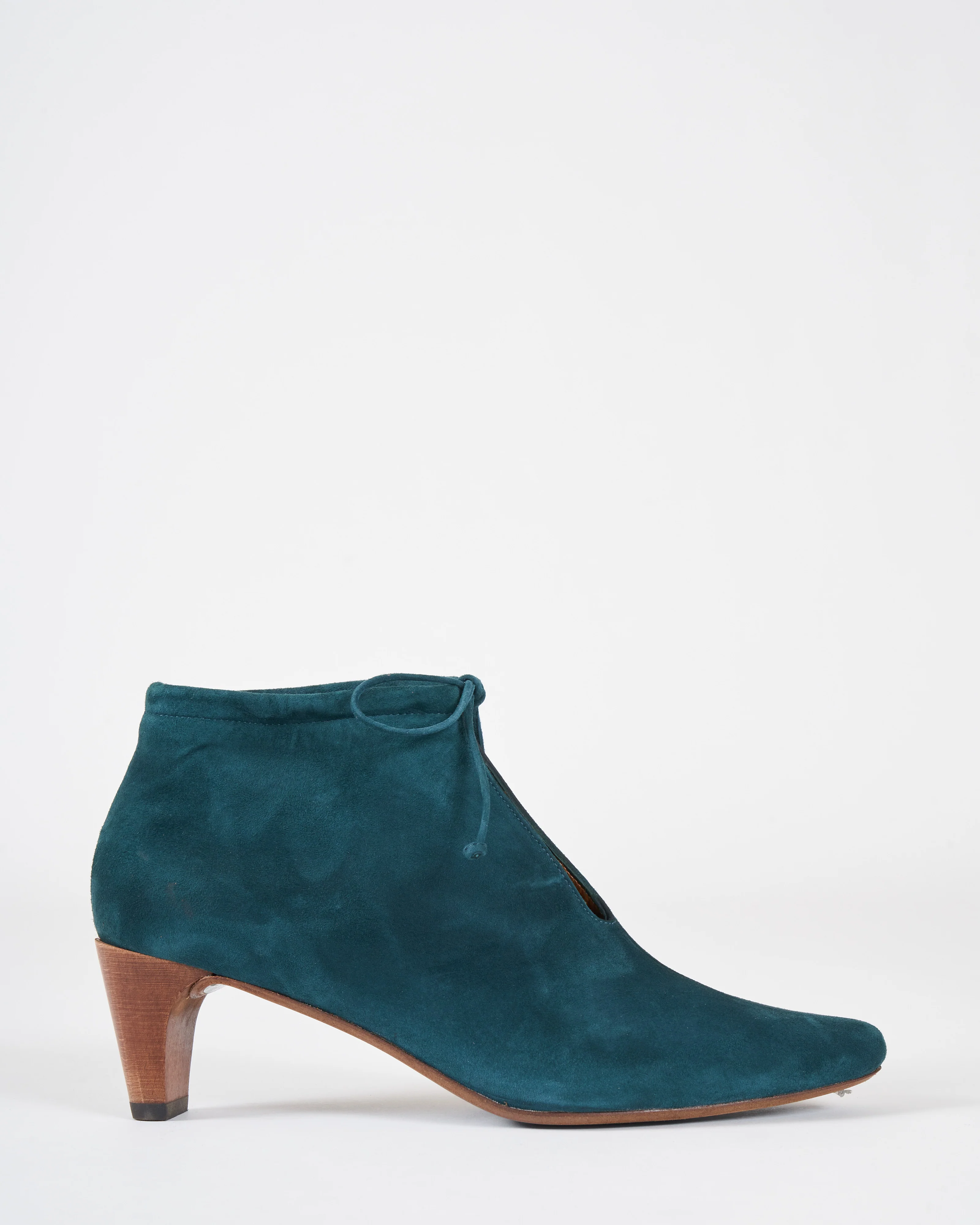 waffles tie pump - bottle suede - Image 2