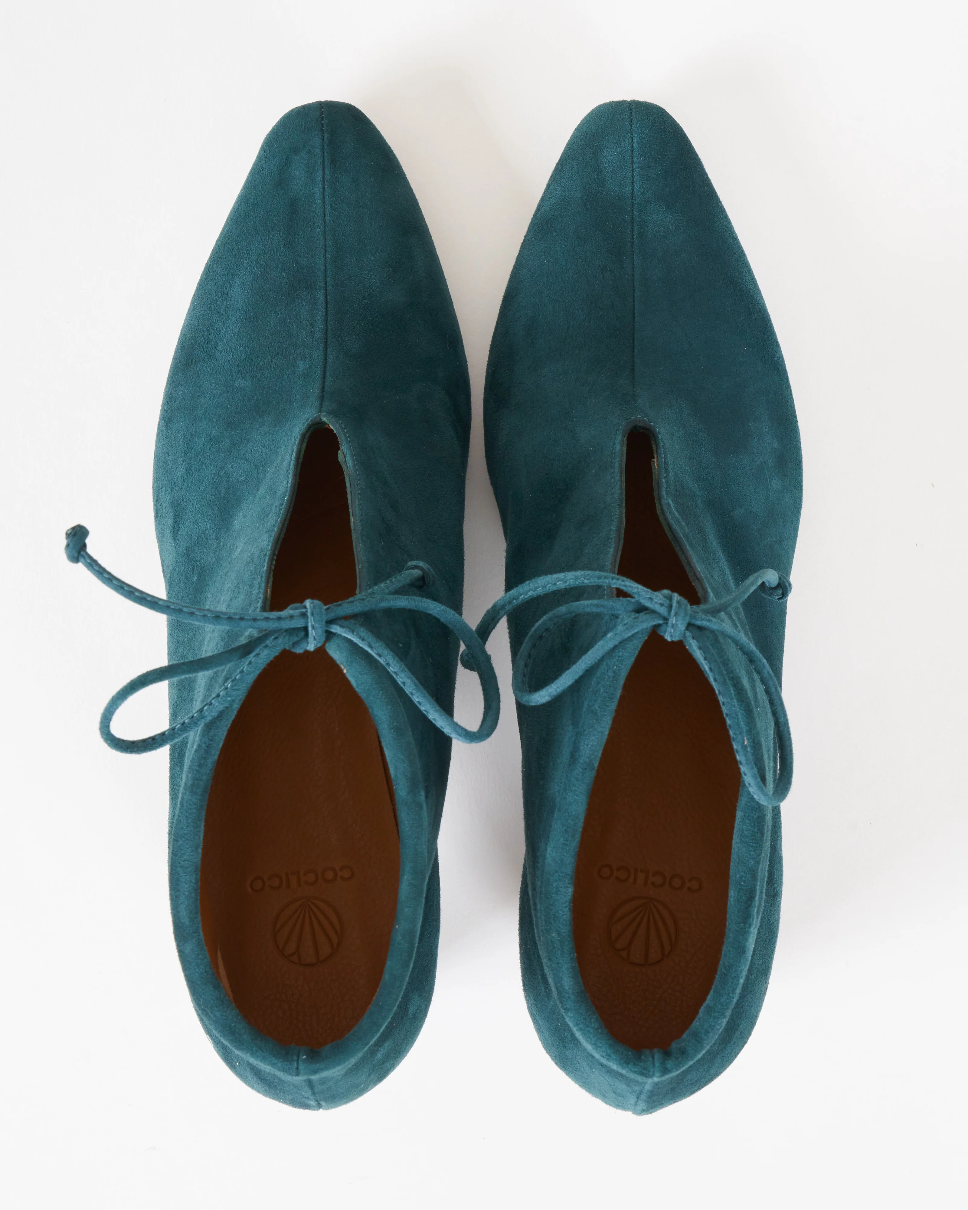 waffles tie pump - bottle suede - Image 3