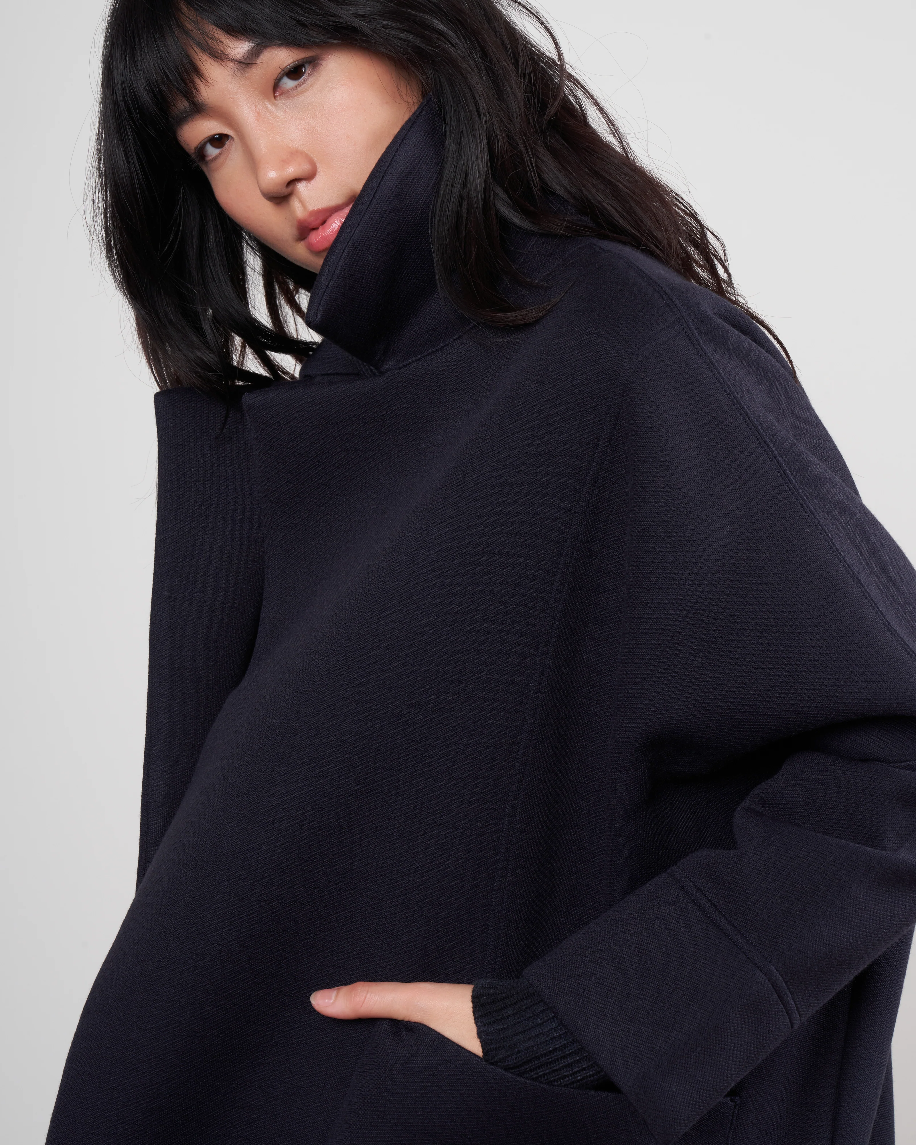 pentagon coat - 38 navy - Image 5