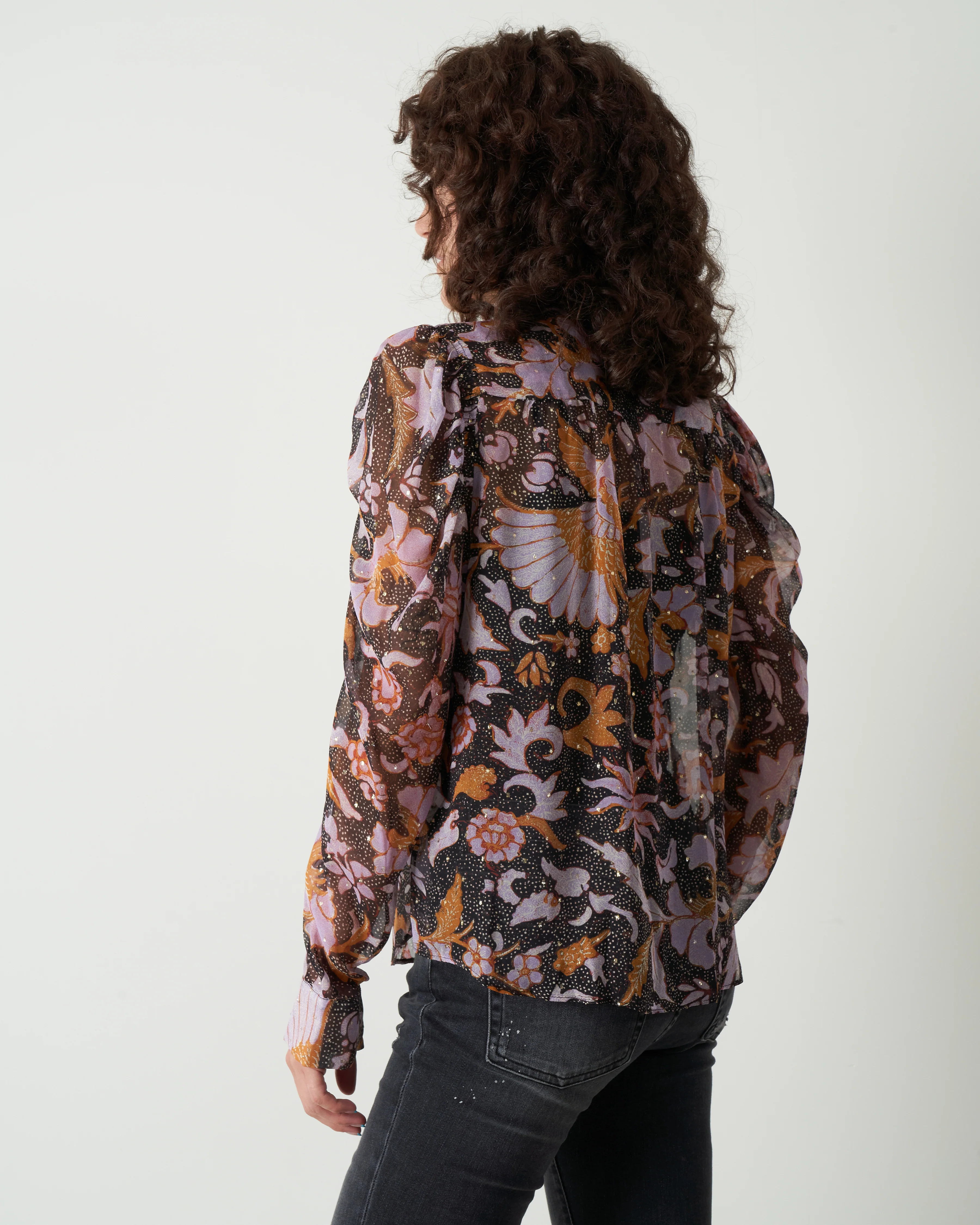 cassia blouse - midnight - Image 2
