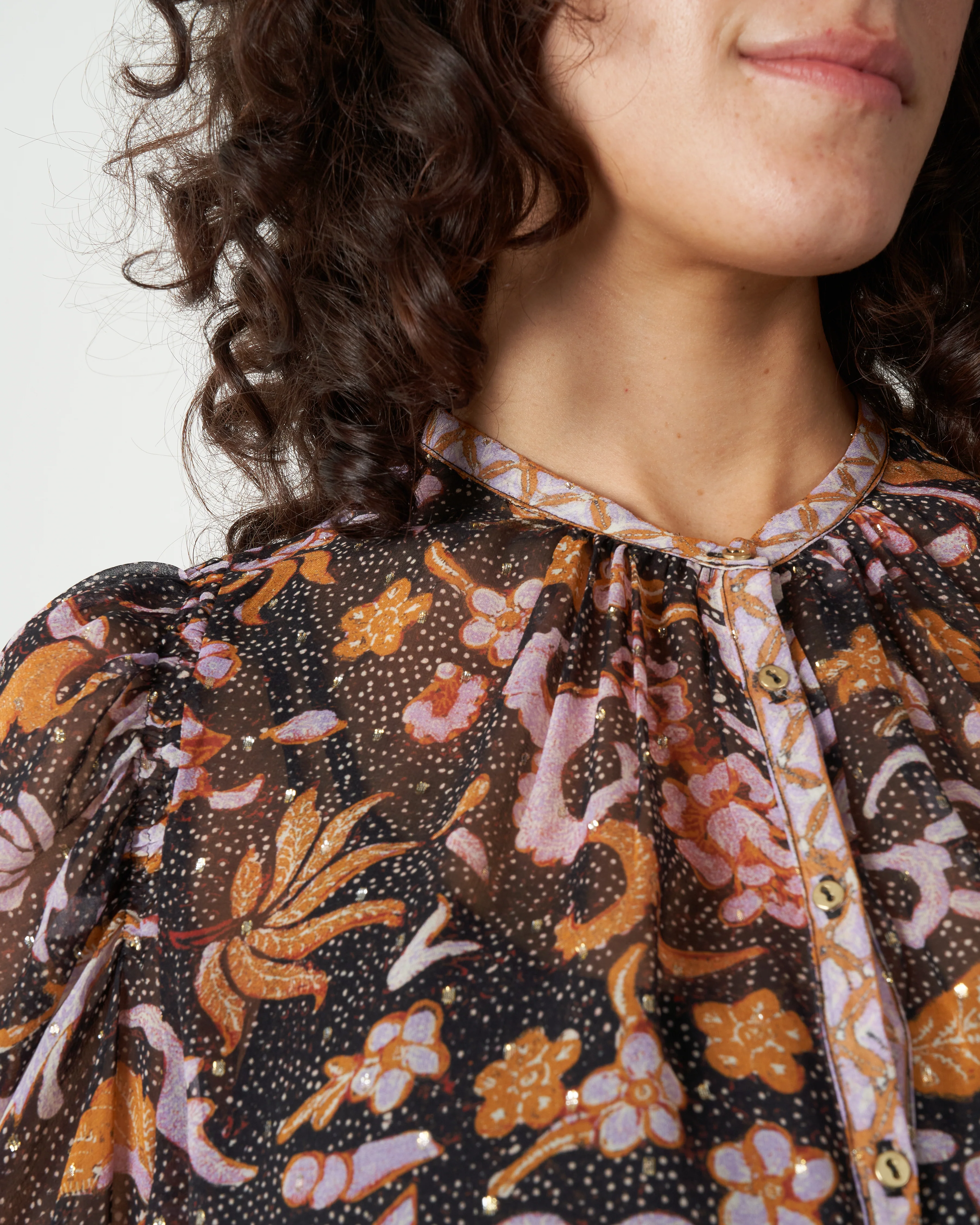cassia blouse - midnight - Image 4