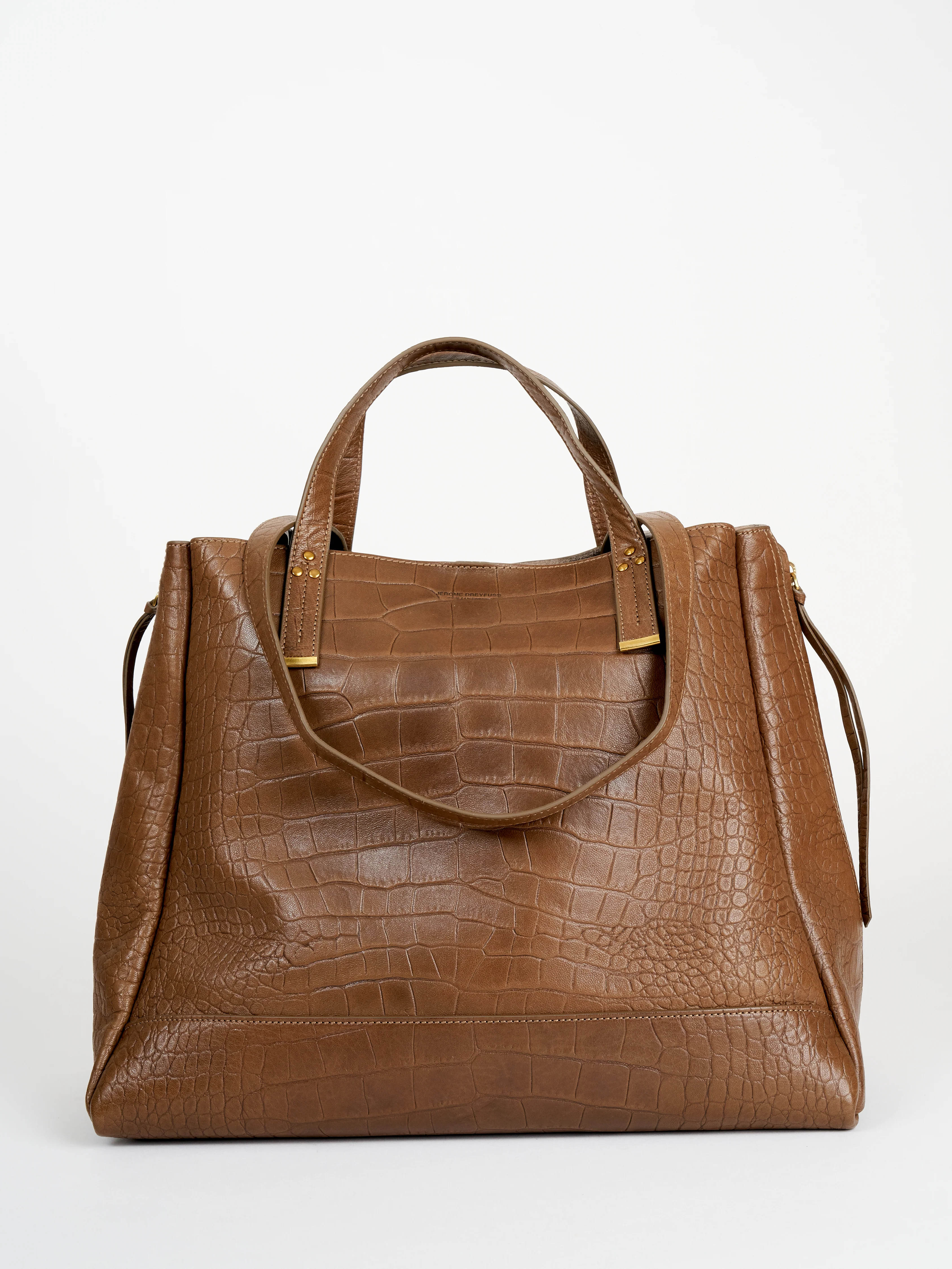 large georges bag - croco/kaki - Image 3