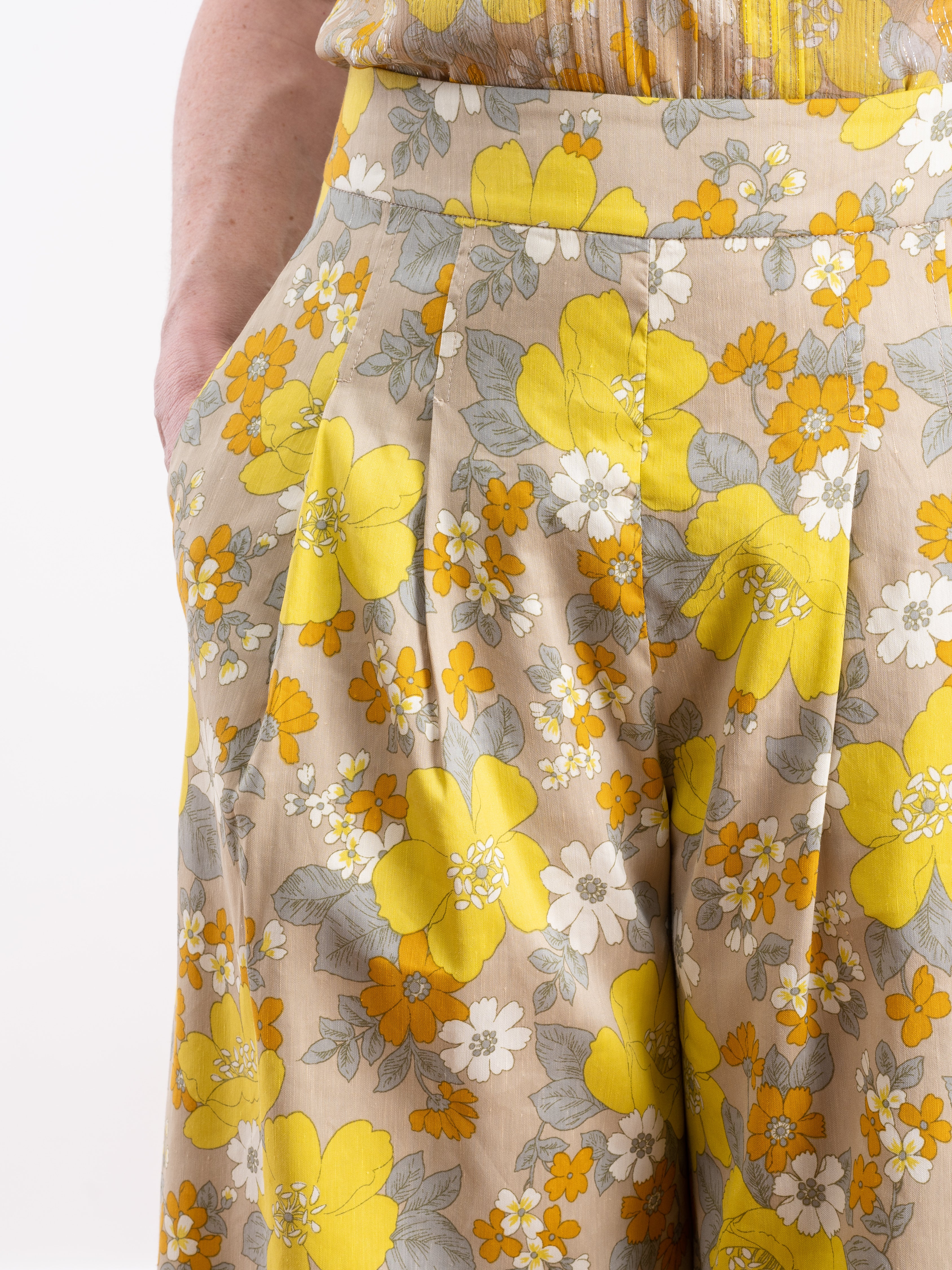 leonor pant - yellow multi - Image 5