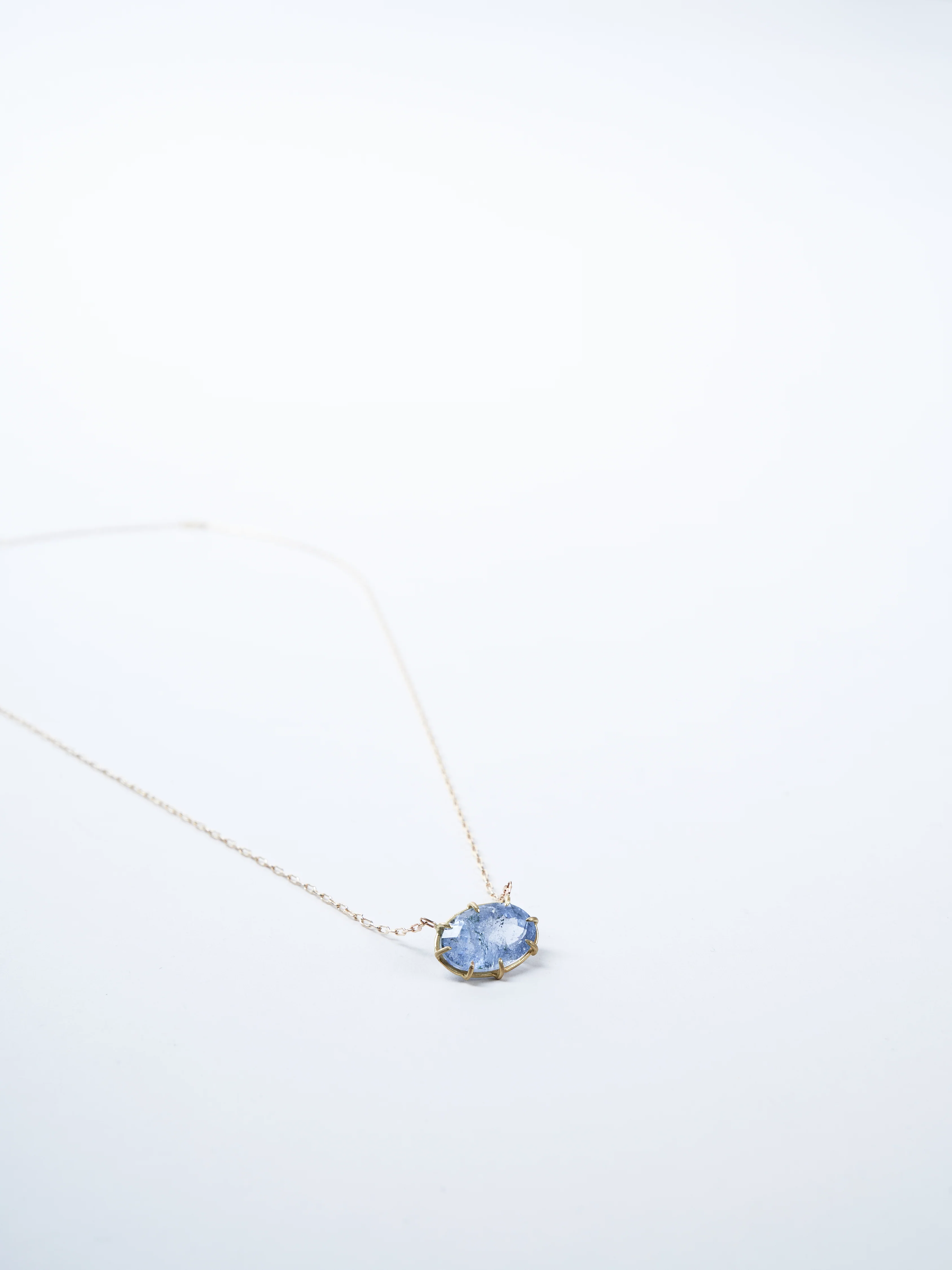 lavender beryl gemstone necklace - Image 2