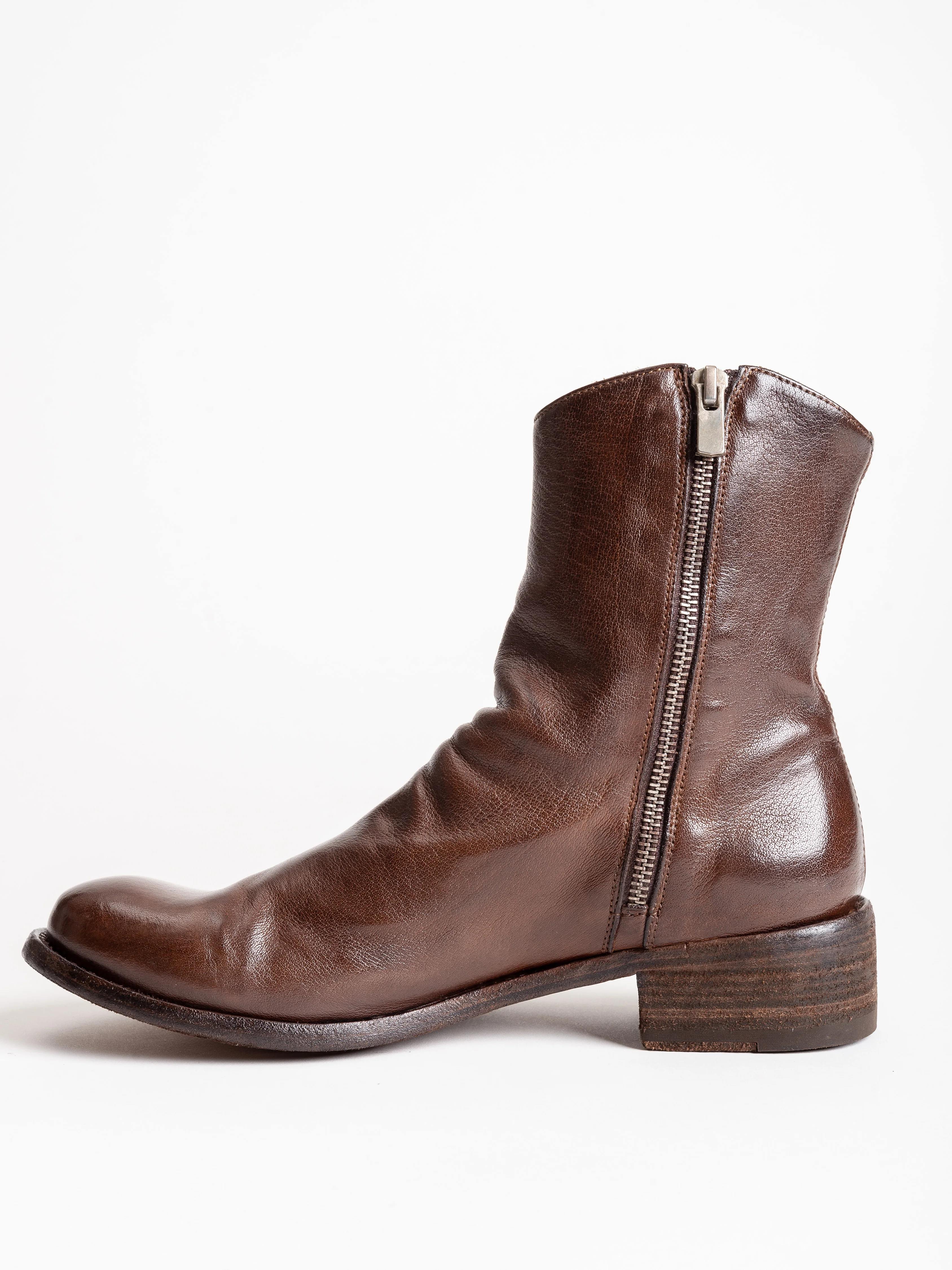 lison double zip boot - cigar - Image 2
