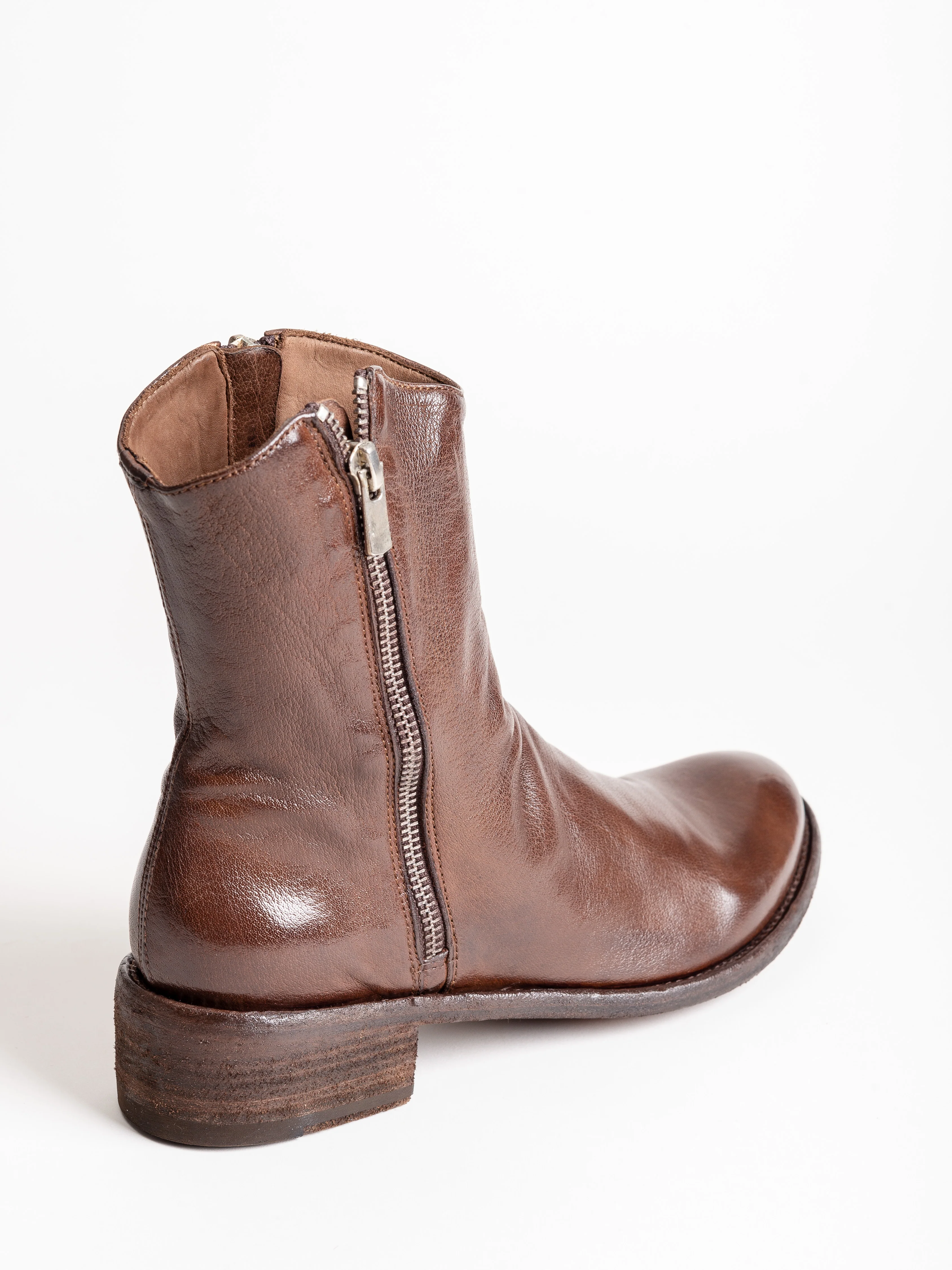 lison double zip boot - cigar - Image 3