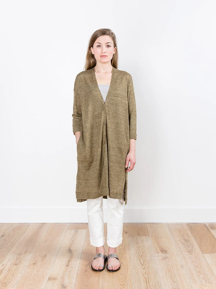 cardigan - olive - Image 2