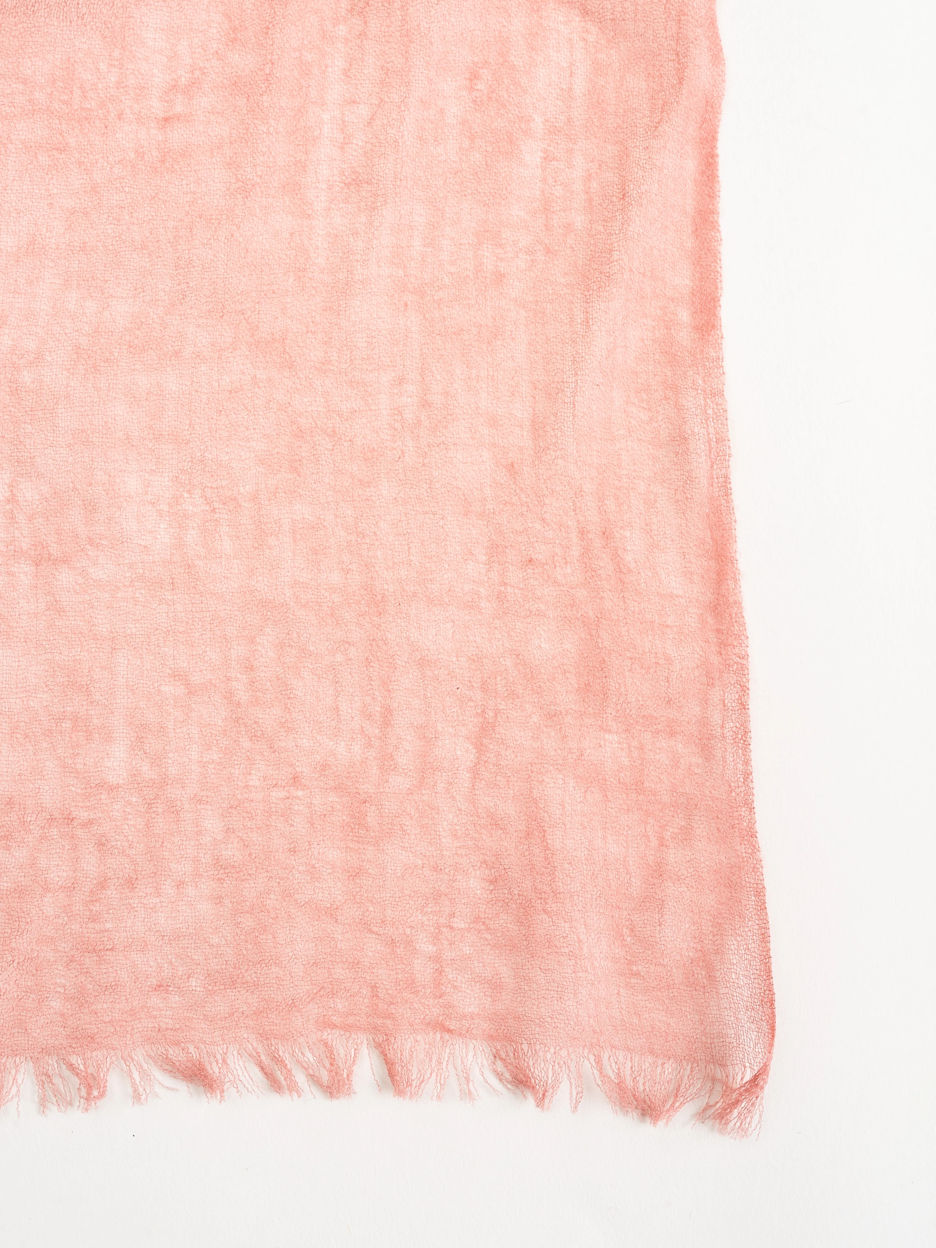 cashmere scarf - pale pink - Image 2