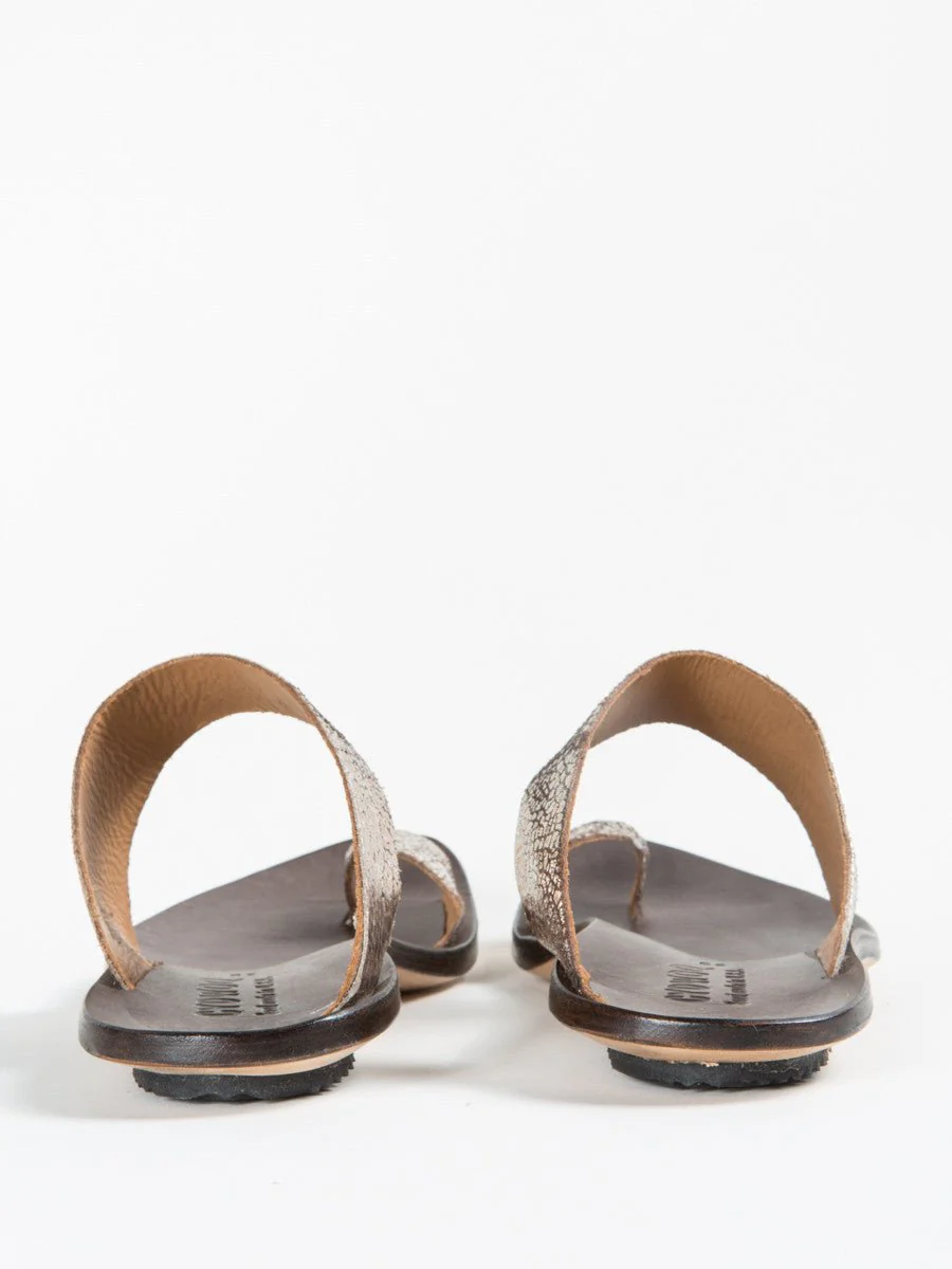 thong sandal - silver/copper - Image 4