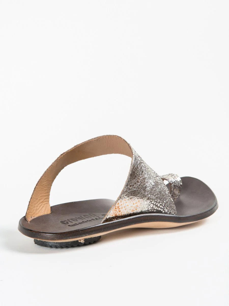 thong sandal - silver/copper - Image 5