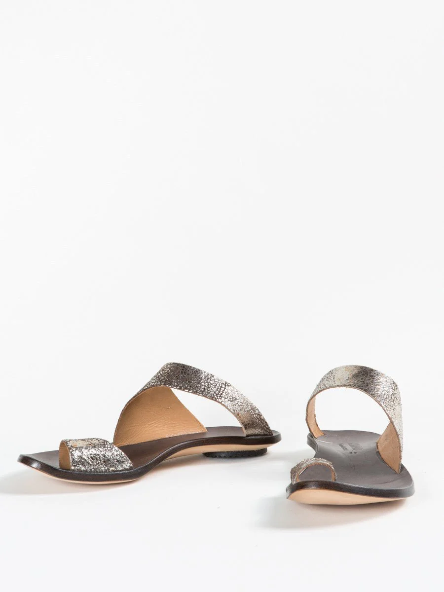 thong sandal - silver/copper - Image 6