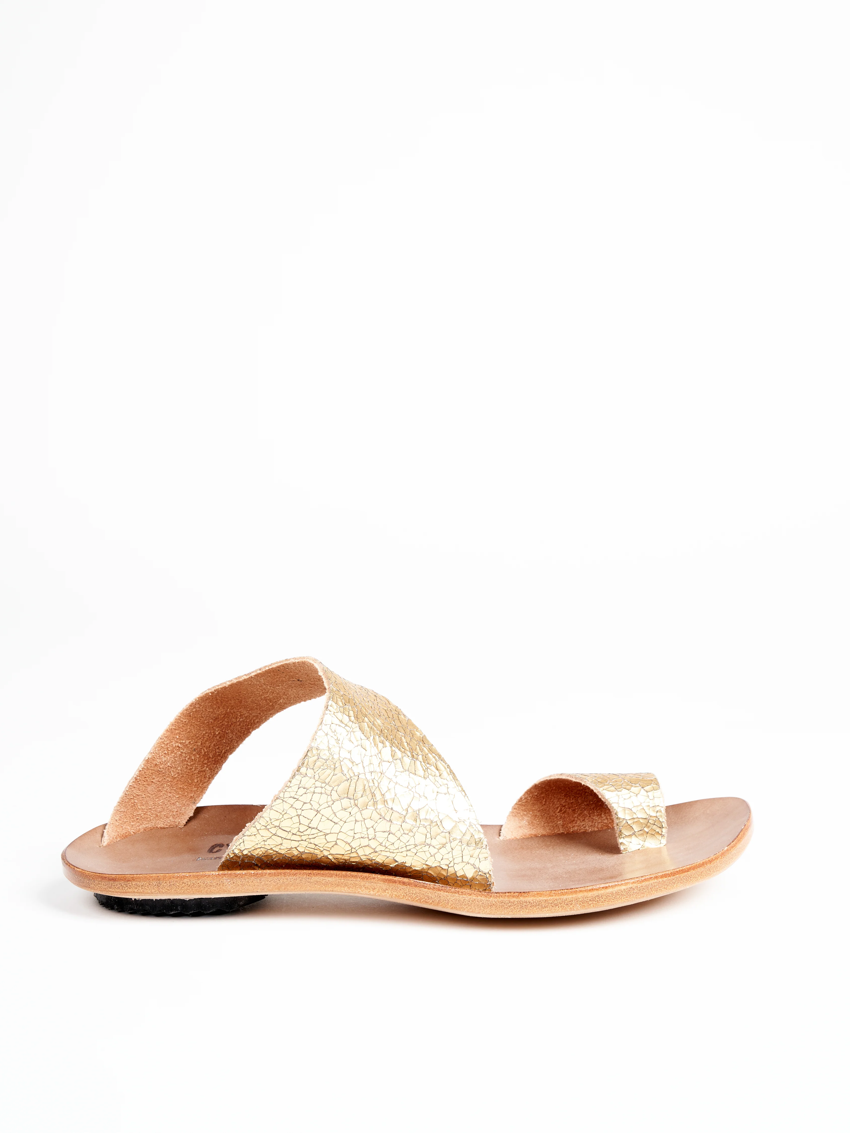 thong sandal - gold