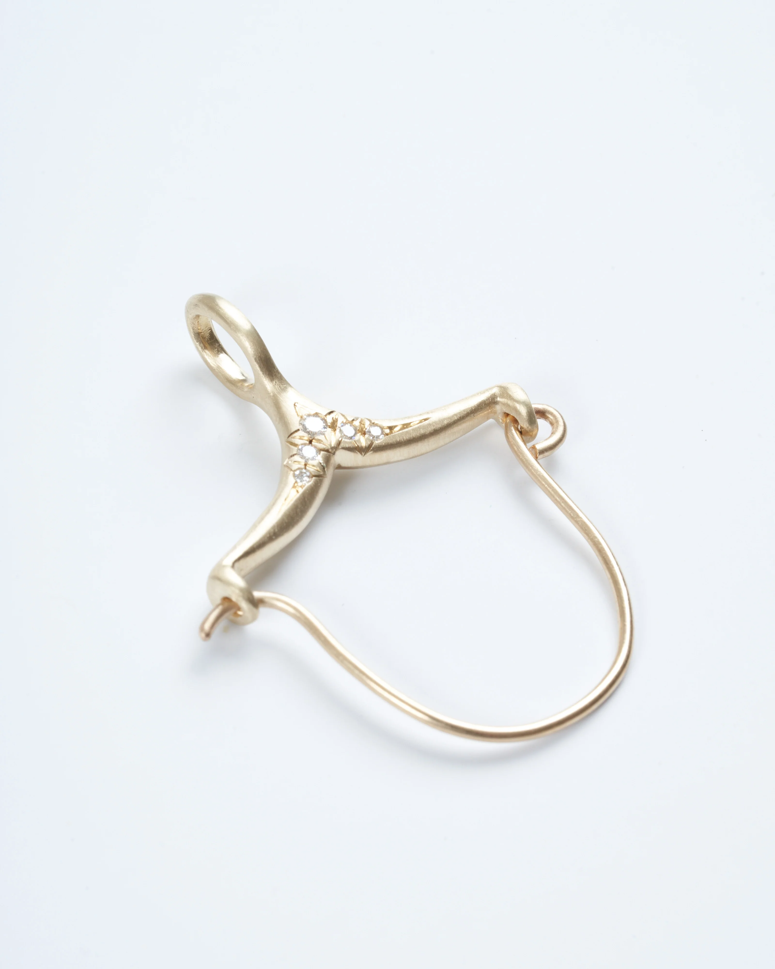 fatinah diamond charm holder - gold - Image 2
