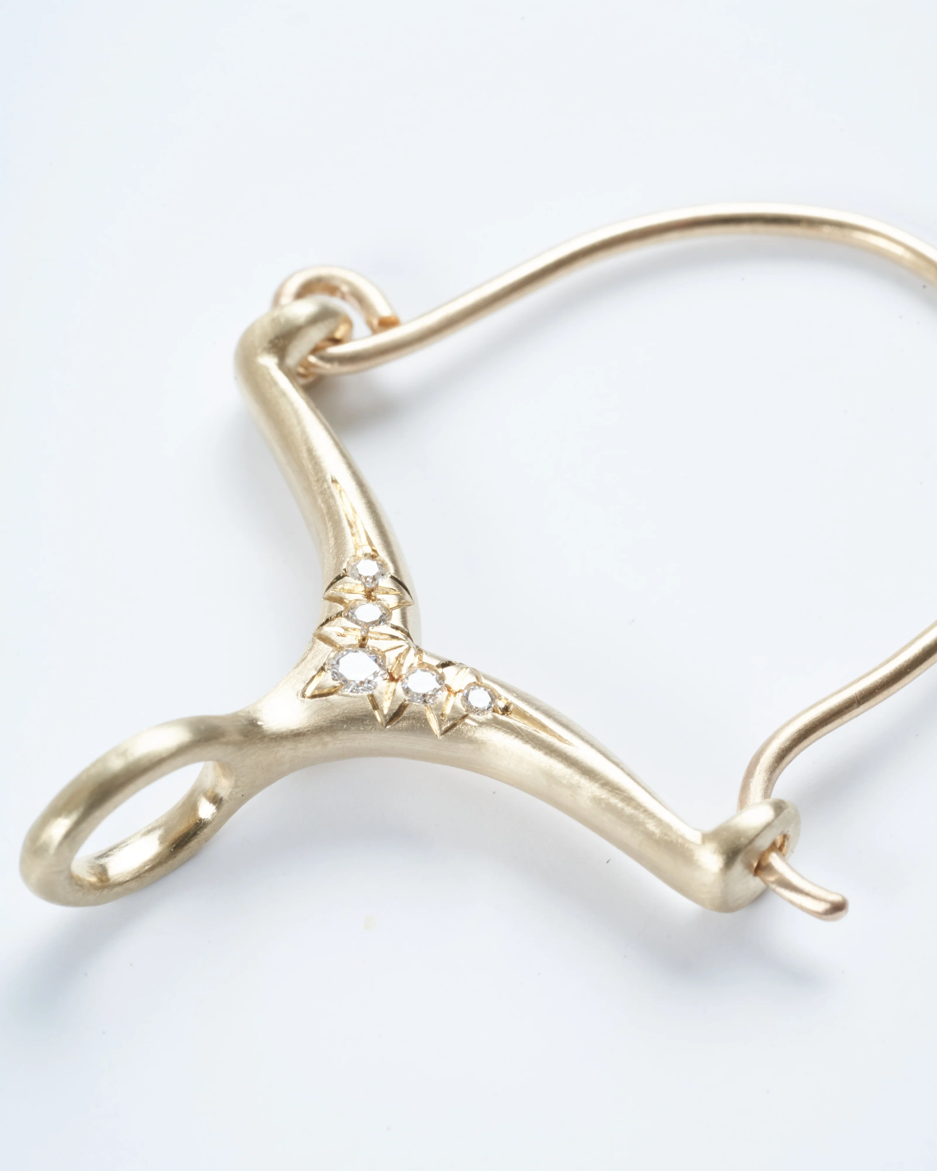 fatinah diamond charm holder - gold - Image 3