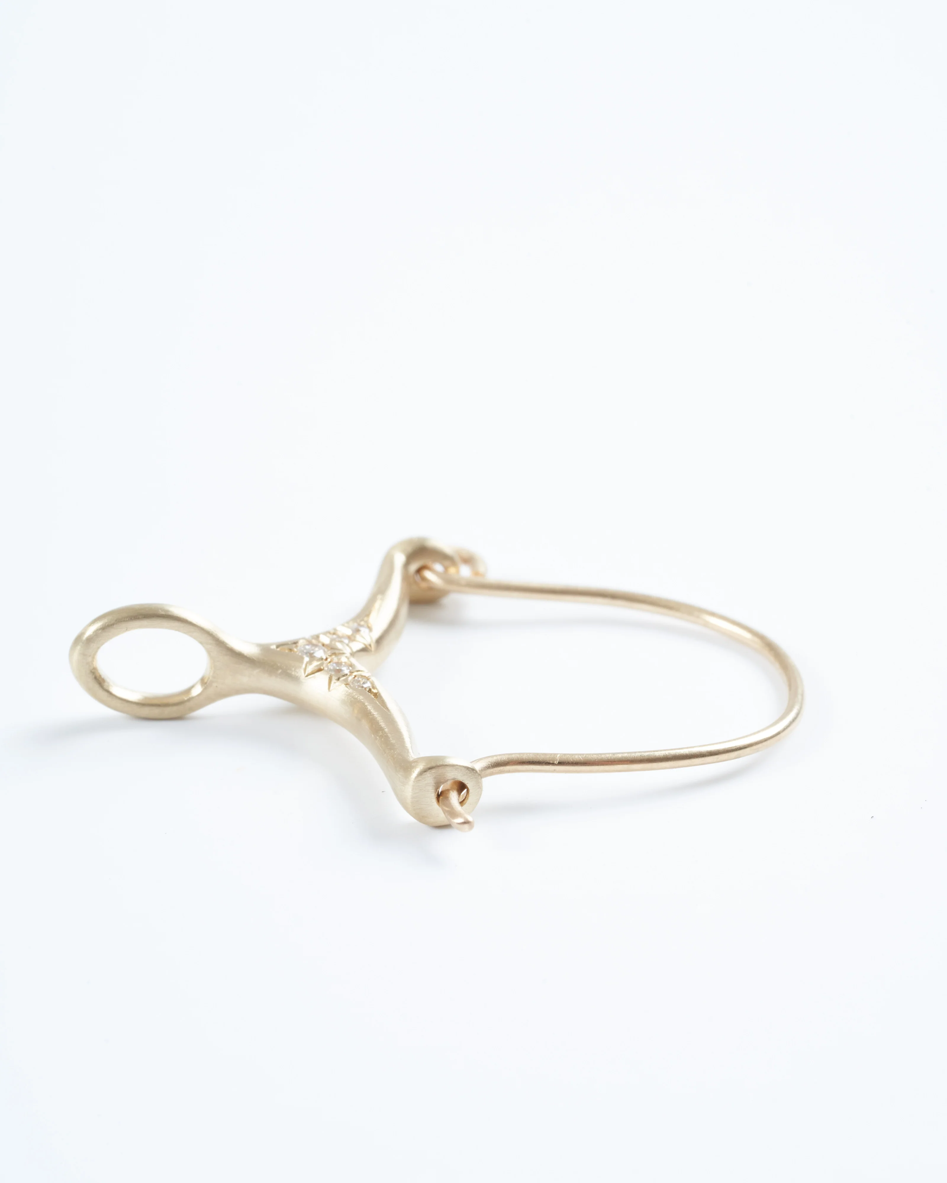 fatinah diamond charm holder - gold - Image 4