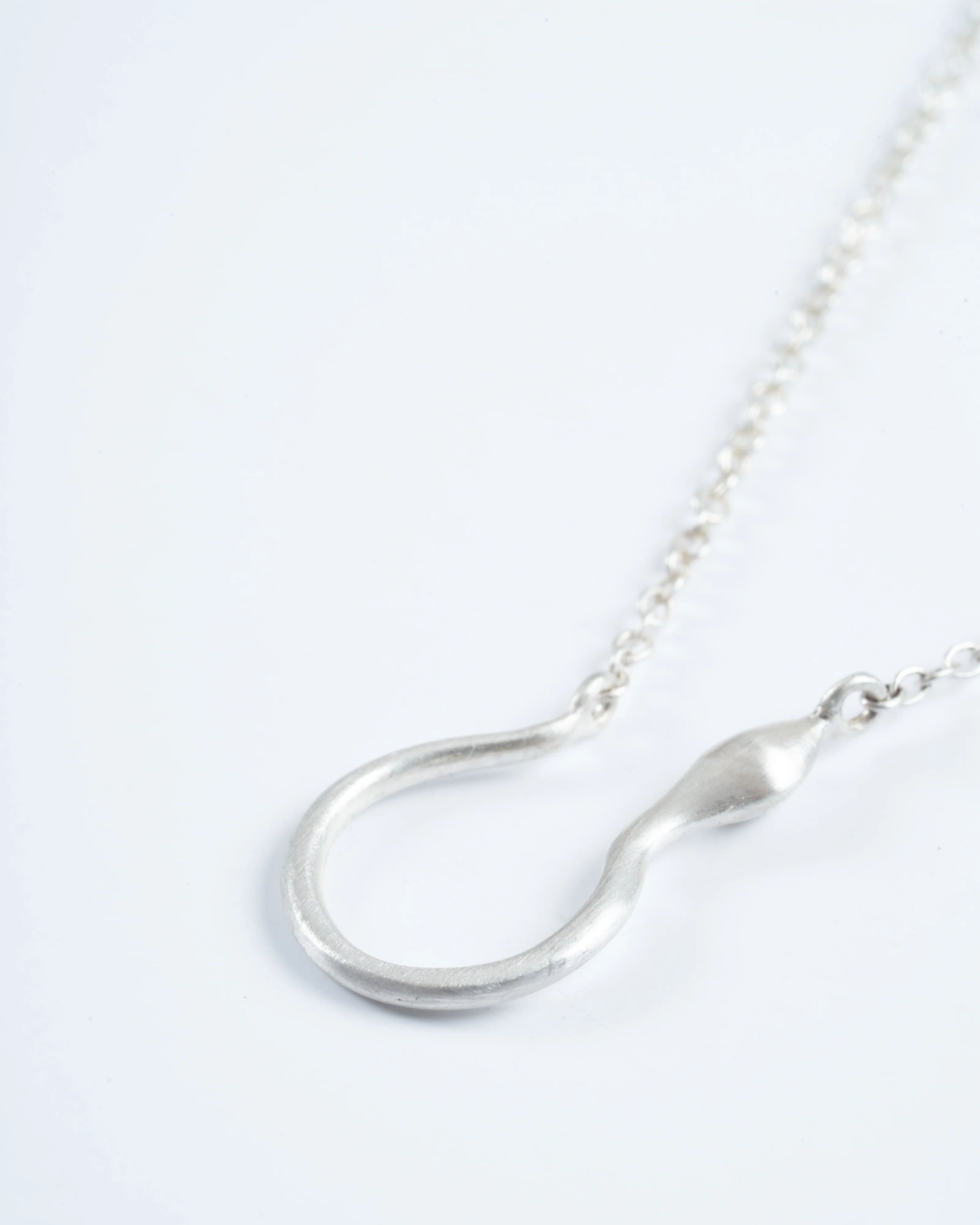 sapera charm holder necklace - silver - Image 2