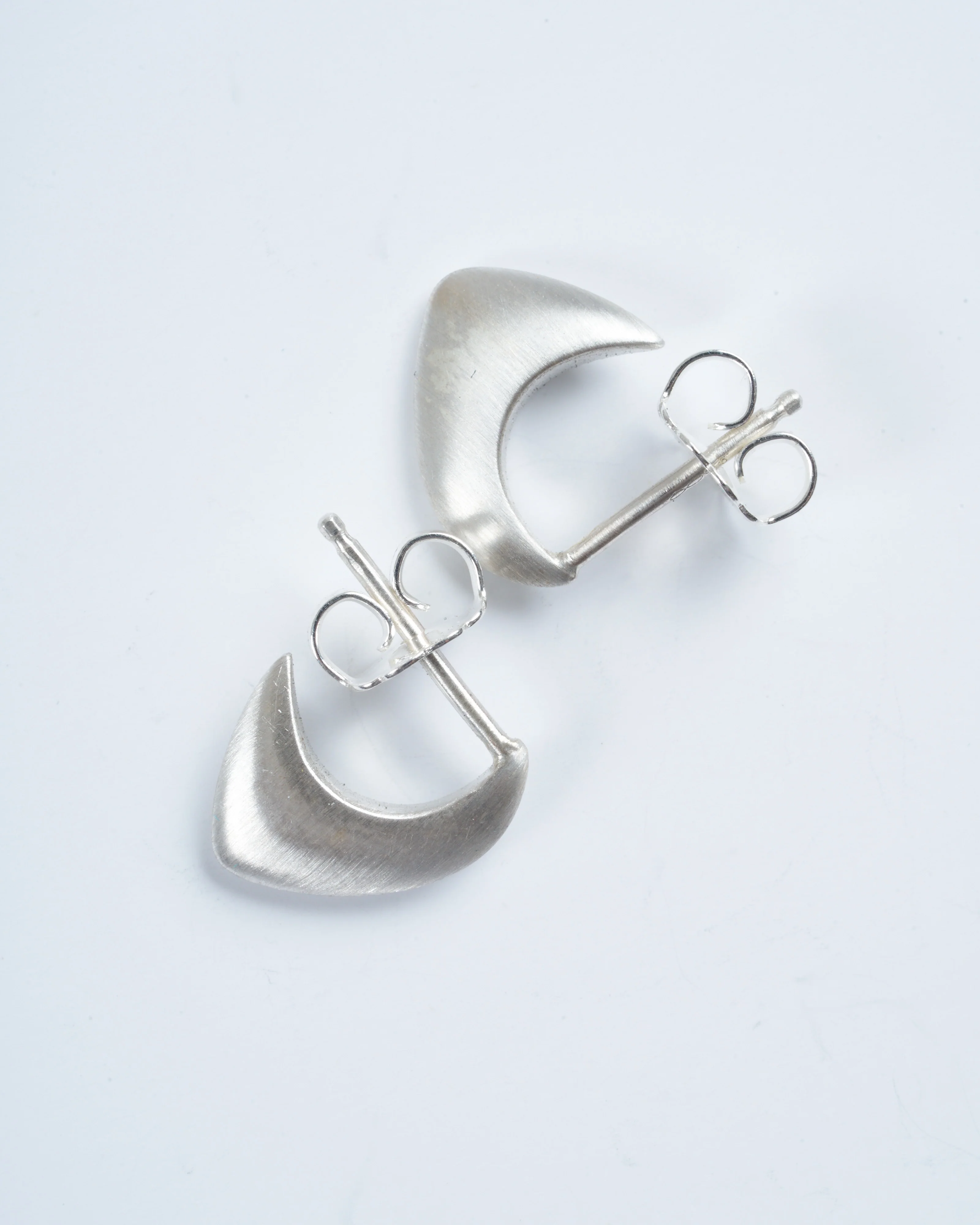 small ravan hoops - silver - Image 2