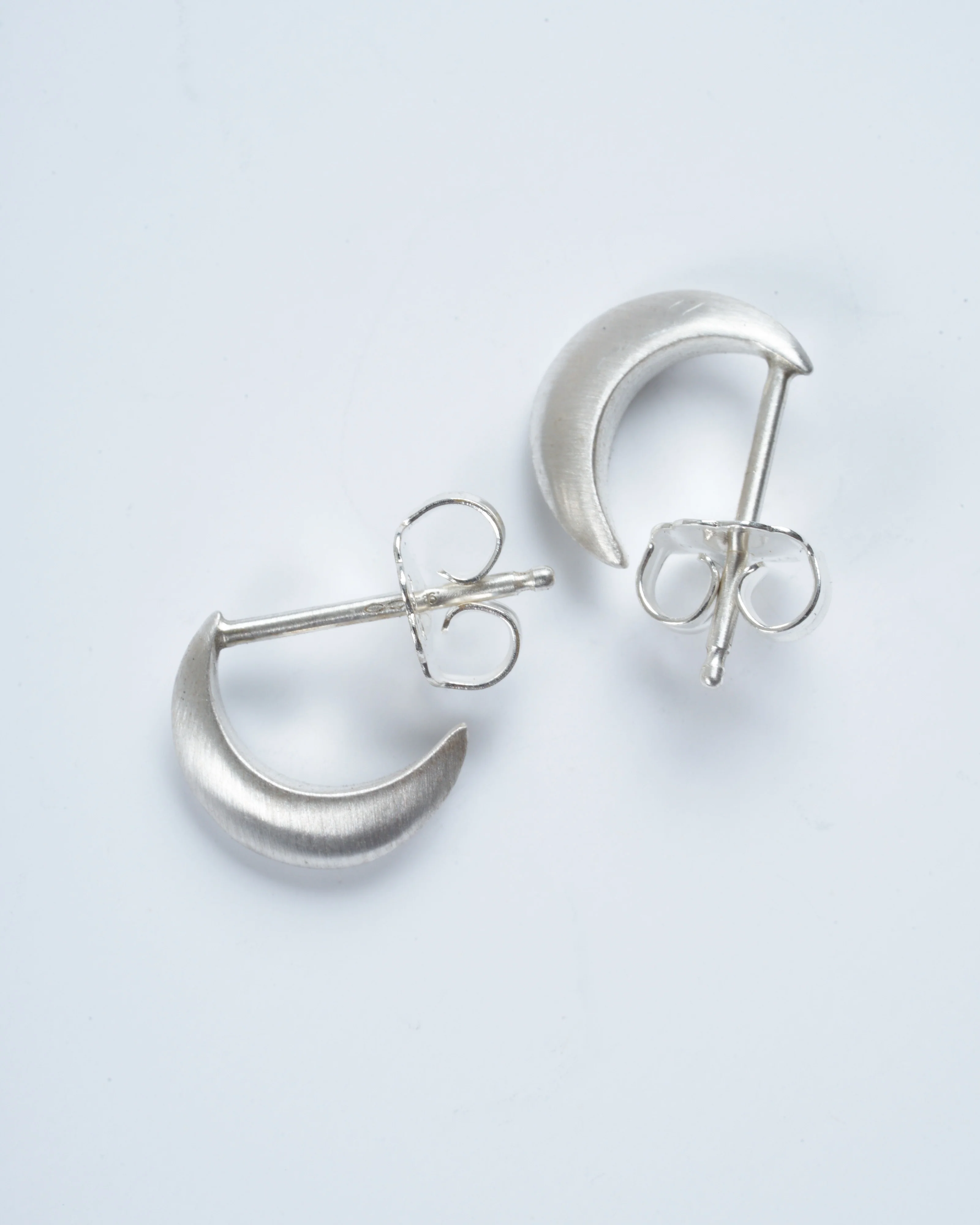 tiny lua hoops - silver - Image 2