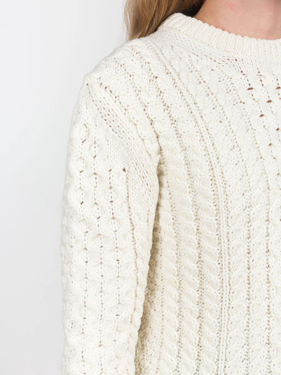 aran knit sweater - Image 4